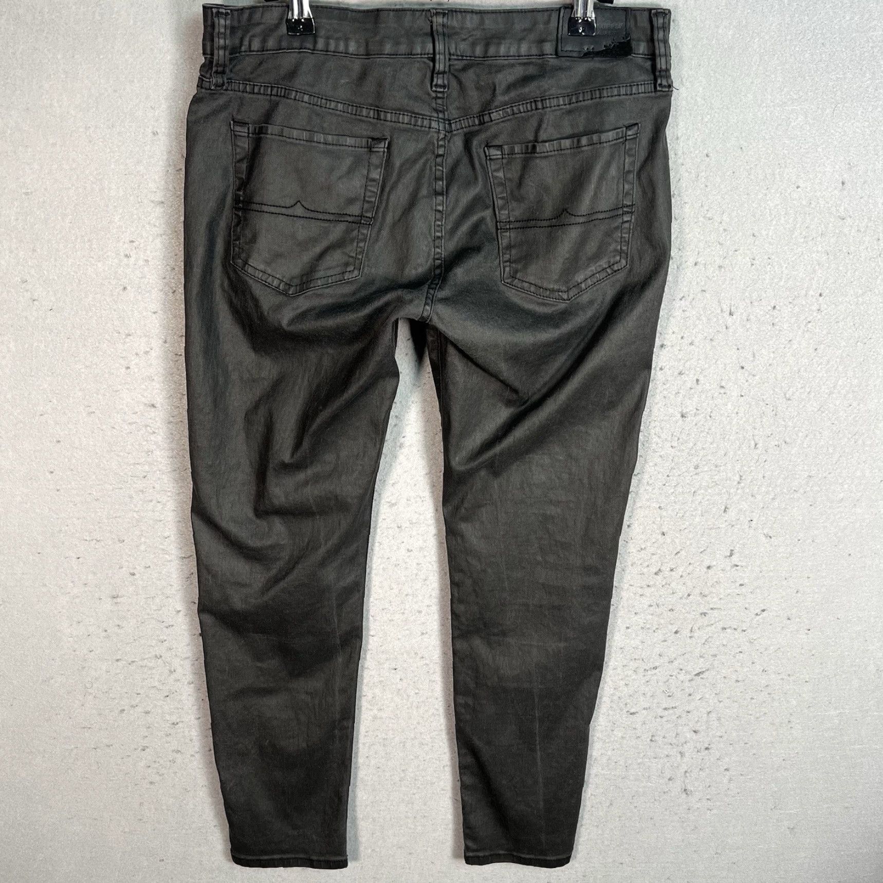 Vintage Denim & Supply Ralph Lauren Jeans 30 Womens Black Coated Denim Crop Skinny Denim & Supply Ralph Lauren Jeans 30 Womens Black Coated Denim Crop Skinny Size 30" / US 8 / IT 44 - 2 Thumbnail