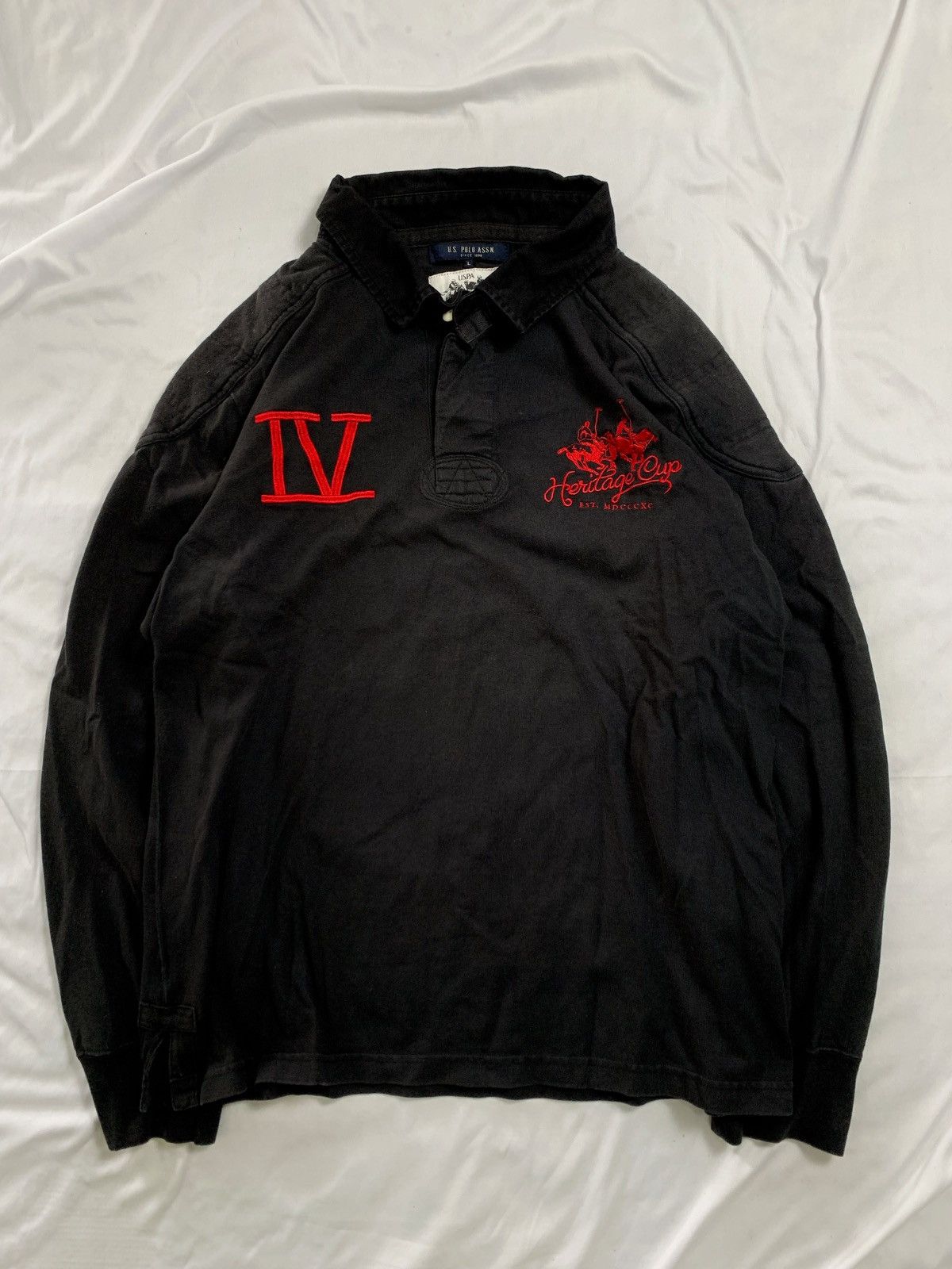 U.S. Polo Assn. U s open polo rugby shirt vintage Size US M / EU 48-50 / 2 - 3 Thumbnail