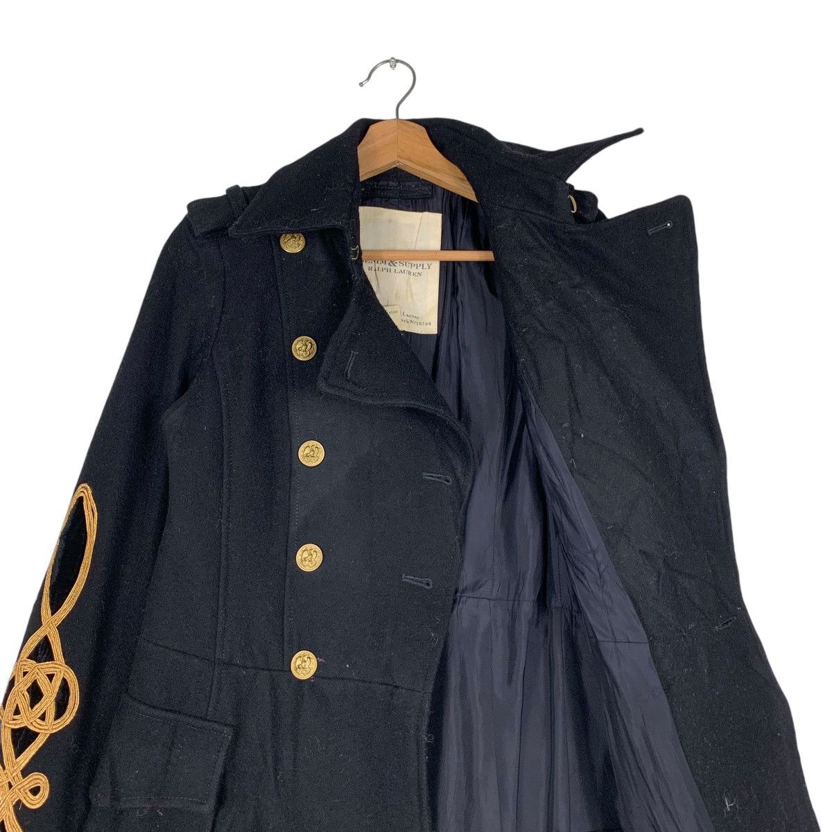Denim & Supply Ralph Lauren Denim & Supply RALPH LAUREN Double Breast Overcoat #1355-C61 Size XS / US 0-2 / IT 36-38 - 10 Thumbnail