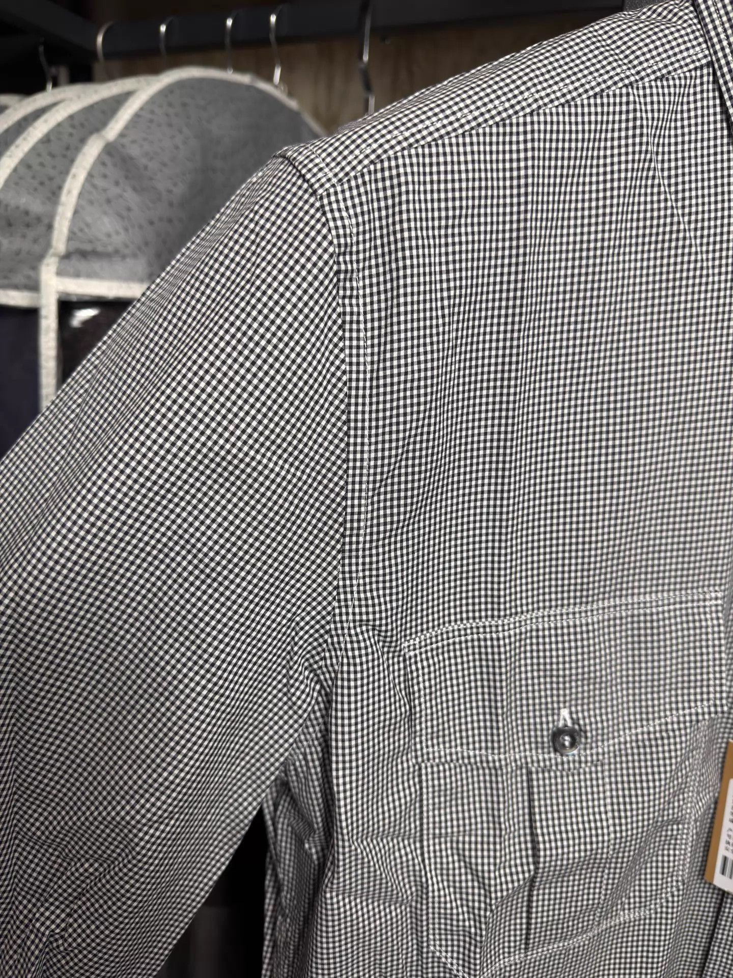 Gucci Gucci Slim Fit Checkered Cotton LS Shirt 42 IT Size US XL / EU 56 / 4 - 4 Thumbnail