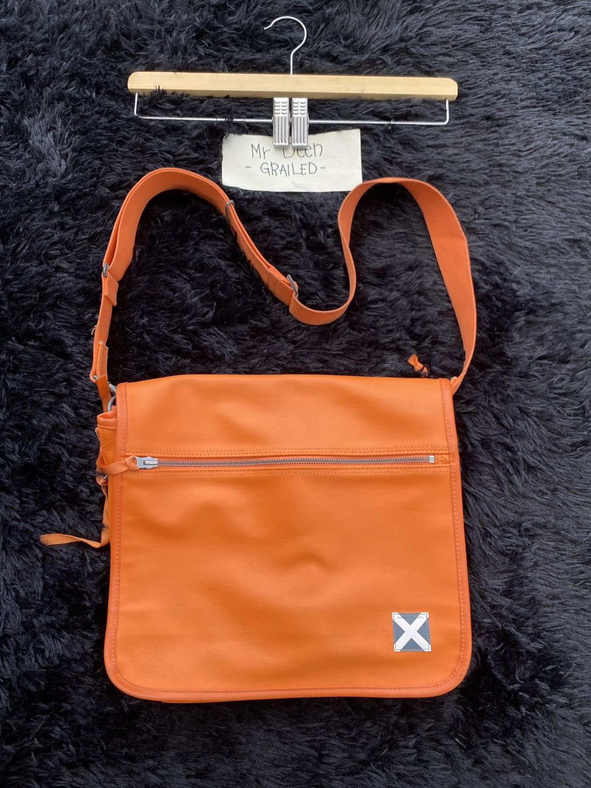 Porter A.P.C Yoshida Luggage Label Shoulder Bag Orange Color Size ONE SIZE - 1 Thumbnail
