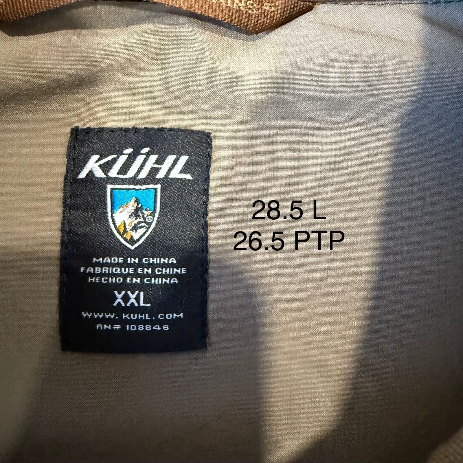 Kuhl Kuhl Burr Jacket 2XL Brown Full Zip Heavy Canvas Outerwear Size US XXL / EU 58 / 5 - 7 Thumbnail