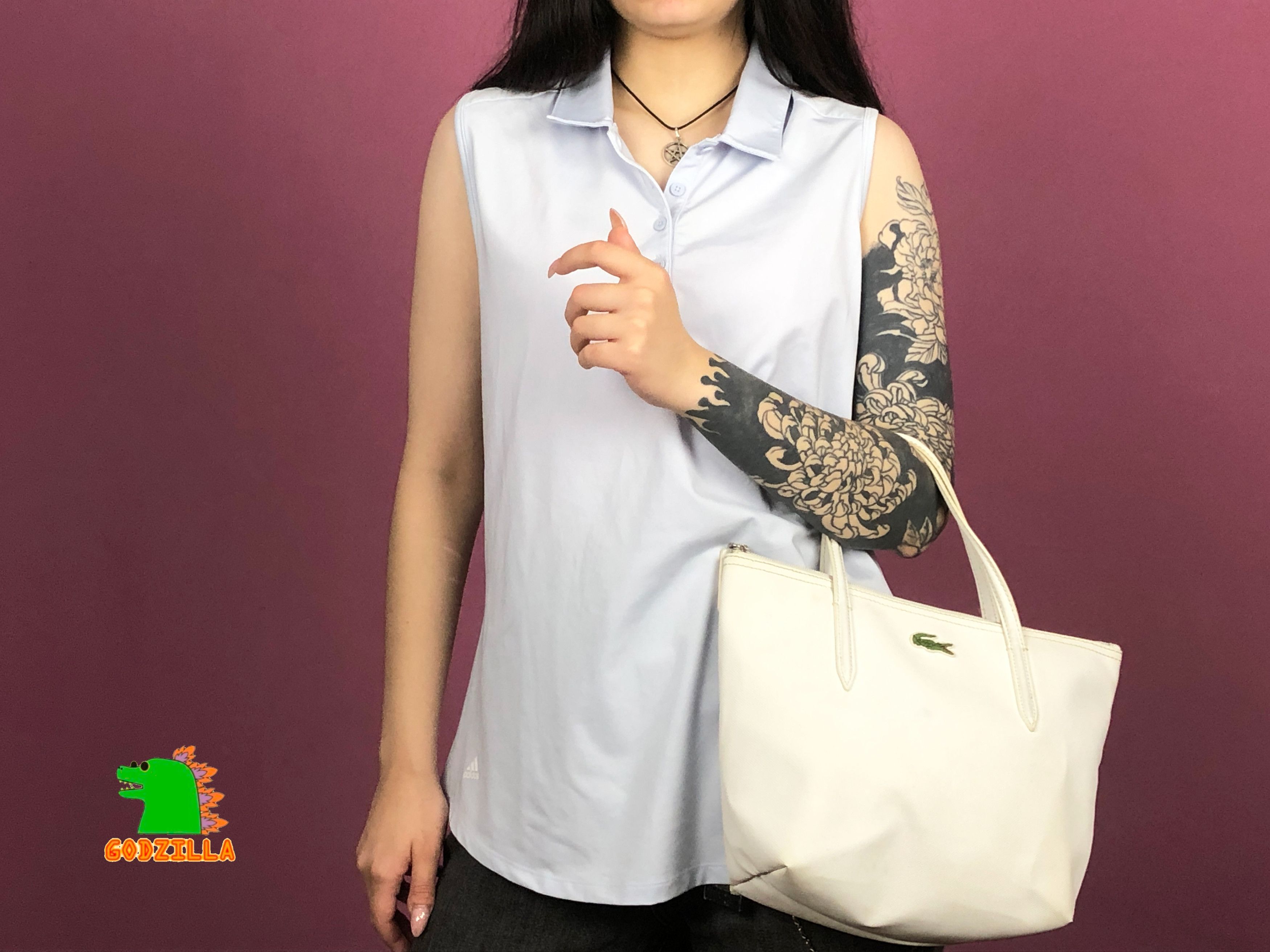 Adidas × Golf Wang Adidas Vintage Women's Sleeveless Polo Shirt - XL Size XL / US 12-14 / IT 48-50 - 4 Thumbnail