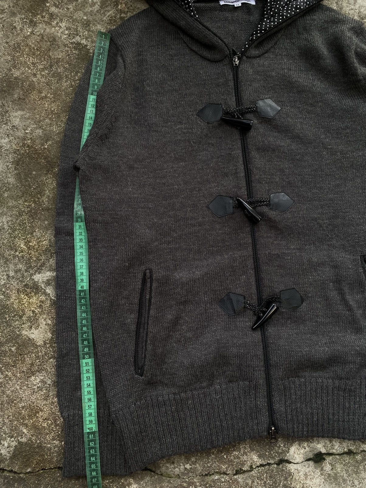 Japanese Brand SEMANTIC DESIGN DUFFLE HOODIE Size US L / EU 52-54 / 3 - 7 Thumbnail