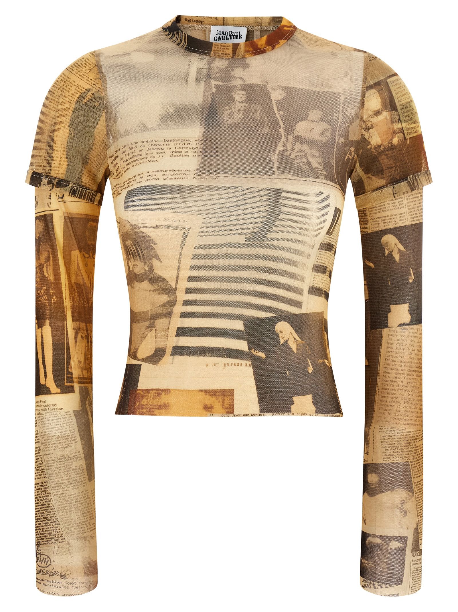 Jean Paul Gaultier 'The Journal Double Baby' T-shirt Size XS / US 0-2 / IT 36-38 - 1 Thumbnail