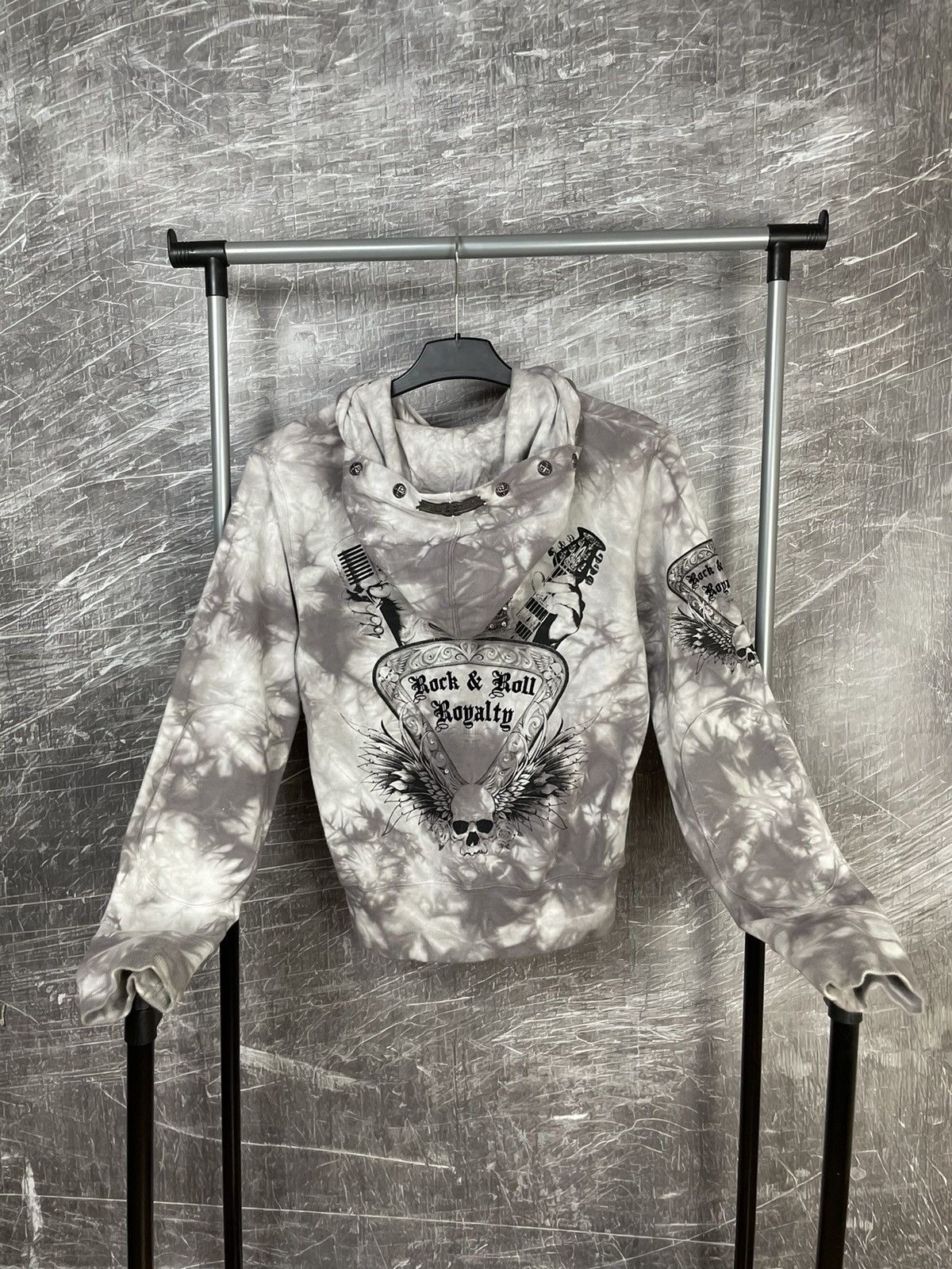 20471120 × Affliction × Japanese Brand Rebel Spirit Y2K Zip Hoodie Affliction Chrome hearts Style Size US M / EU 48-50 / 2 - 2 Thumbnail