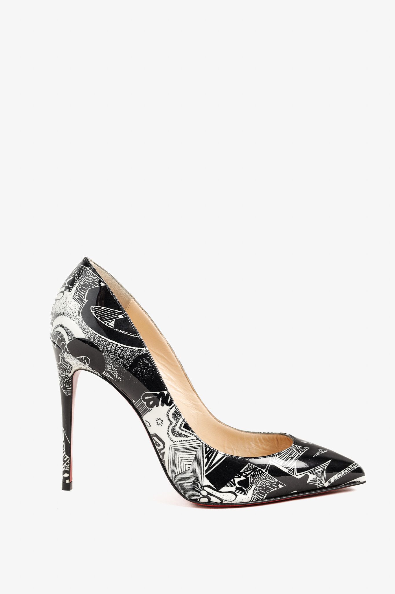 Christian Louboutin Christian Louboutin Patent Nicograf Pigalle Follies 100 Pump Size US 5 / IT 35 - 1 Thumbnail