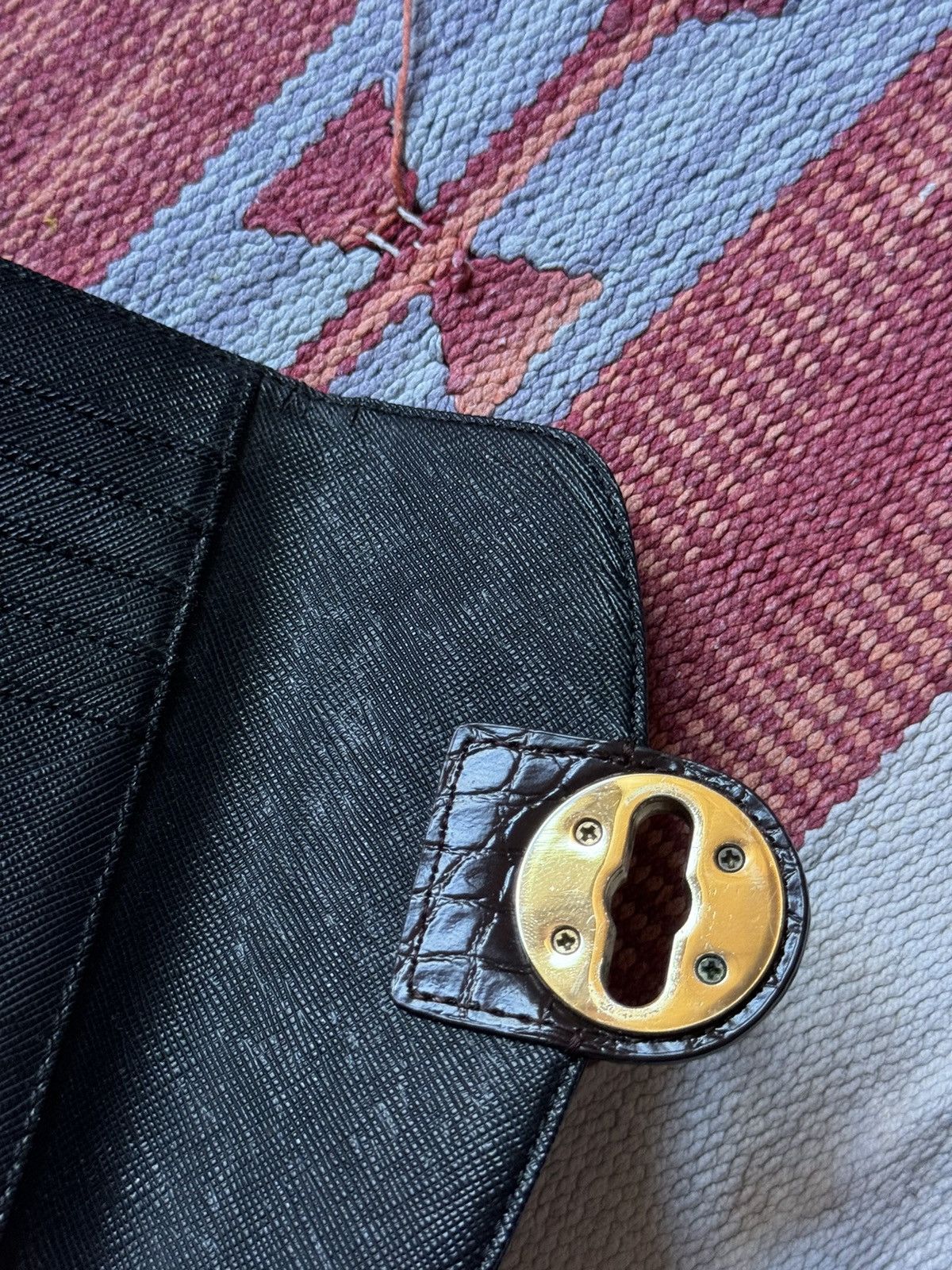 DKNY Vintage 90’s DKNY y2k Monogram Leather Wallet Size ONE SIZE - 6 Thumbnail