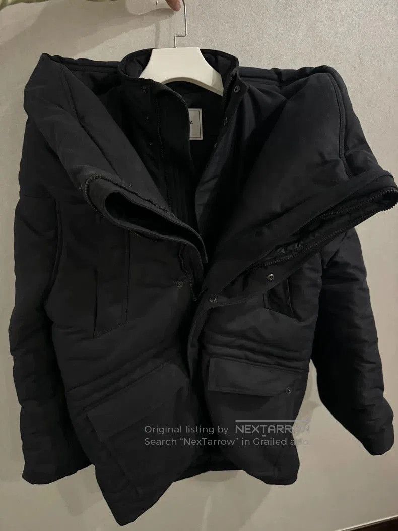 Balenciaga Black Double Layer Down Jacket. Size US M / EU 48-50 / 2 - 1 Thumbnail
