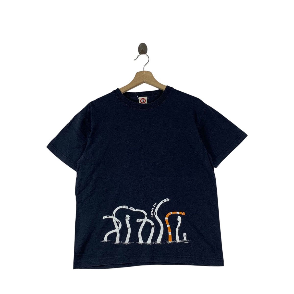 Vintage Vintage REDBROS GARDEN EEL Artwork Illustration Tee Shirt Size US S / EU 44-46 / 1 - 1 Thumbnail