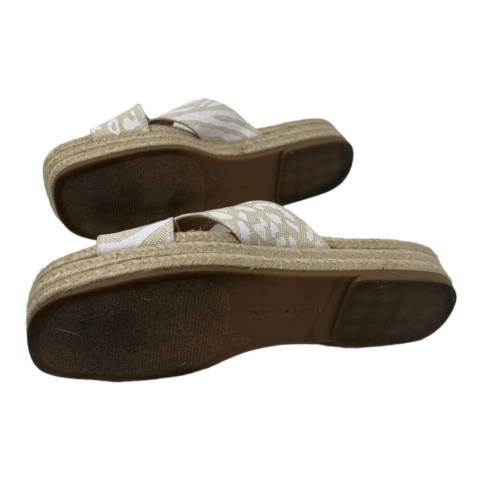 Lucky Brand Lucky Brand Gayte Espadrille Animal print sandals Sz 6.5M Size US 6.5 / IT 36.5 - 3 Thumbnail