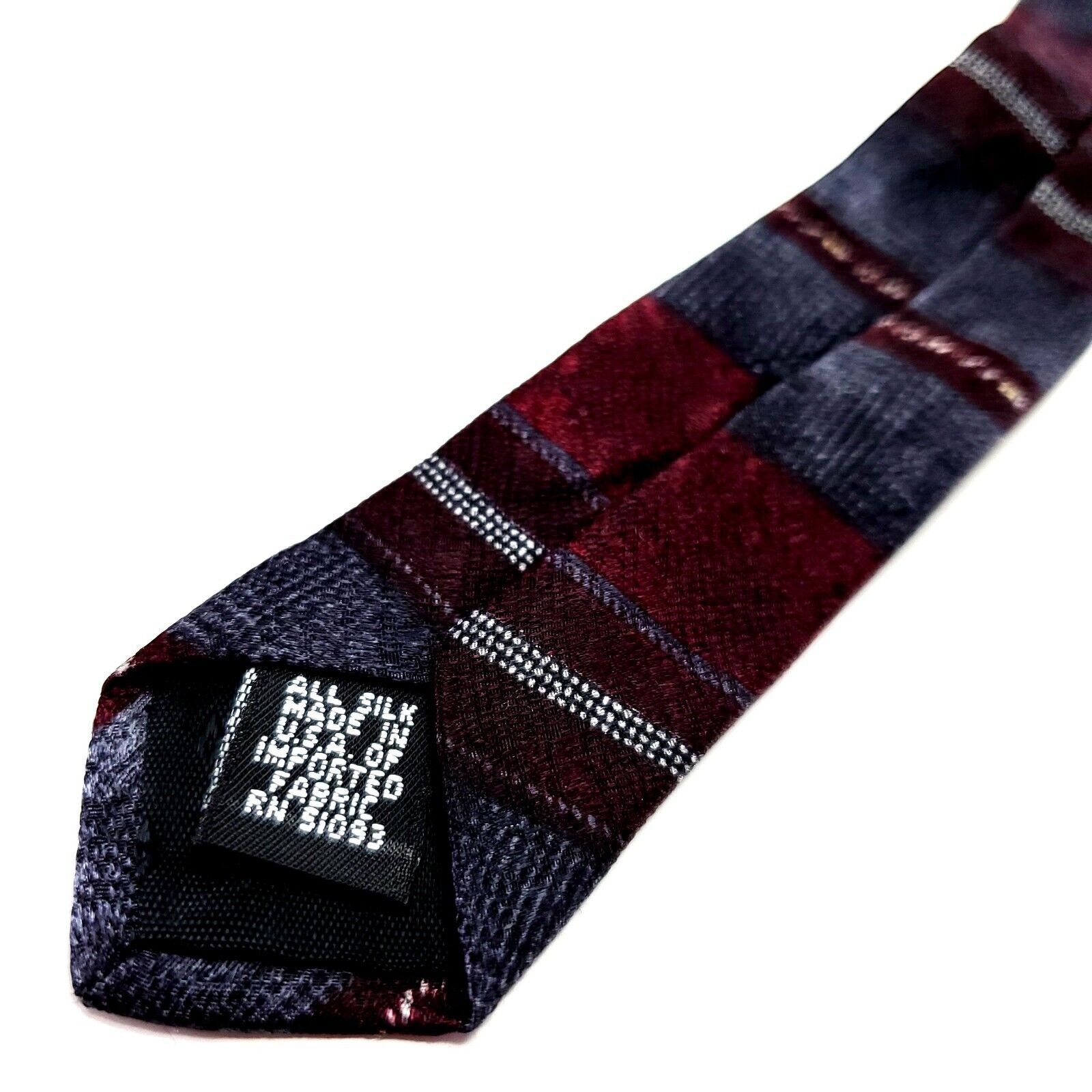 Croft & Barrow Croft & Barrow Multi Colored Silk Tie Woven Wide Horizontal Size ONE SIZE - 5 Thumbnail