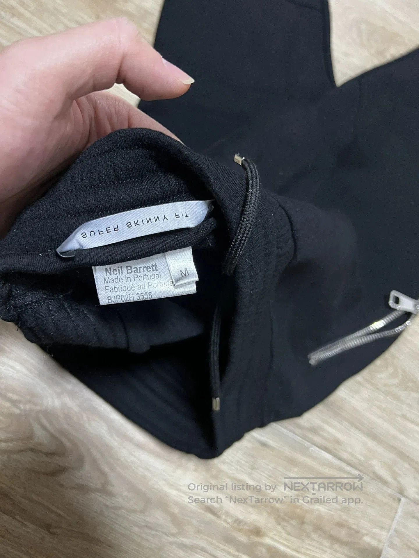 Neil Barrett NEIL BarreTT Space Cotton Drawstring Cropped Pants. Size US 35 - 3 Thumbnail