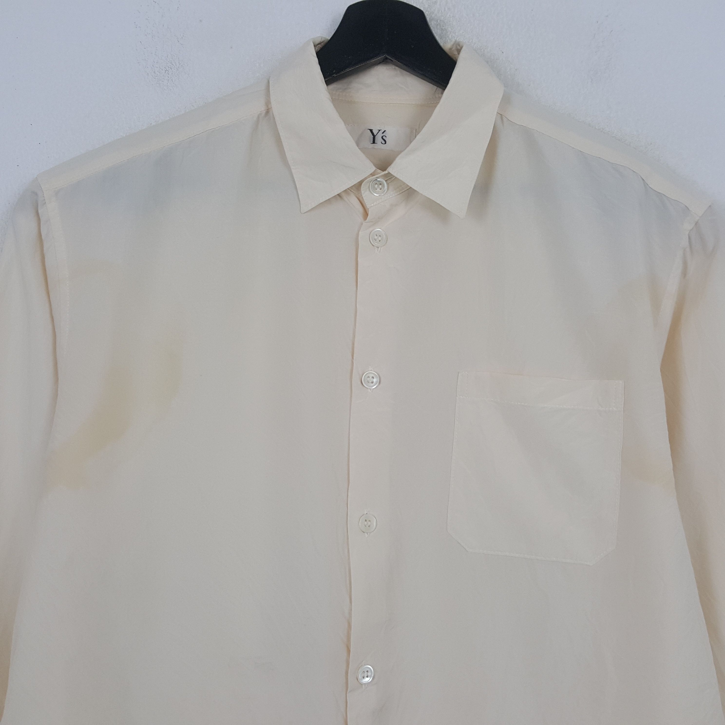 Y's Ys by Yohji Yamamoto Japanese Designer Shirt RR21 Size US XL / EU 56 / 4 - 2 Thumbnail