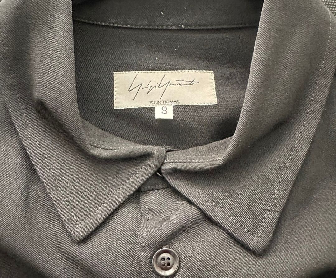 Yohji Yamamoto Yohji Yamamoto 16aw Patched Shirt-2505 Size US L / EU 52-54 / 3 - 5 Thumbnail