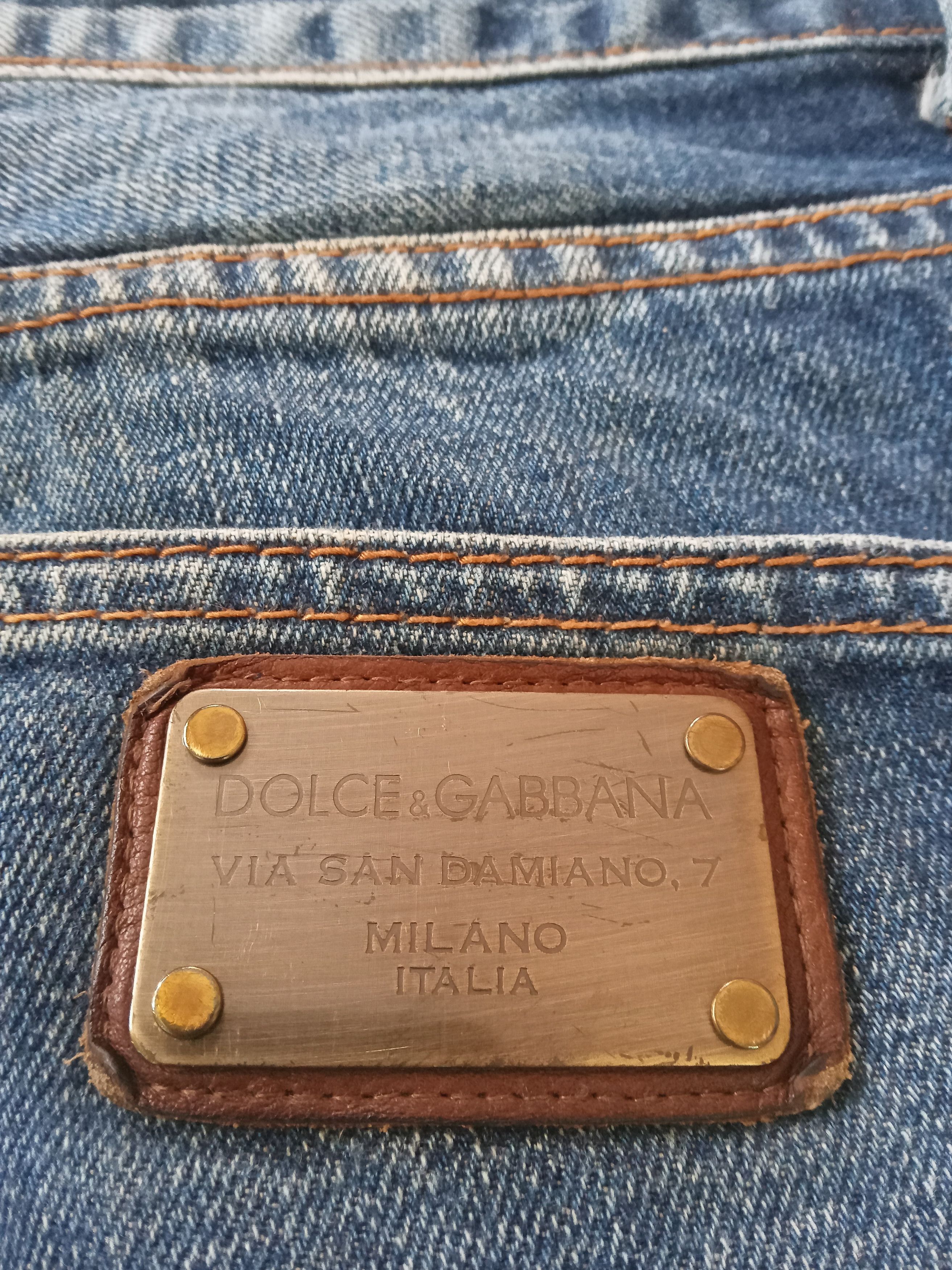 Dolce & Gabbana Dolce & Gabbana Distressed Design Jeans Size US 41 - 3 Thumbnail