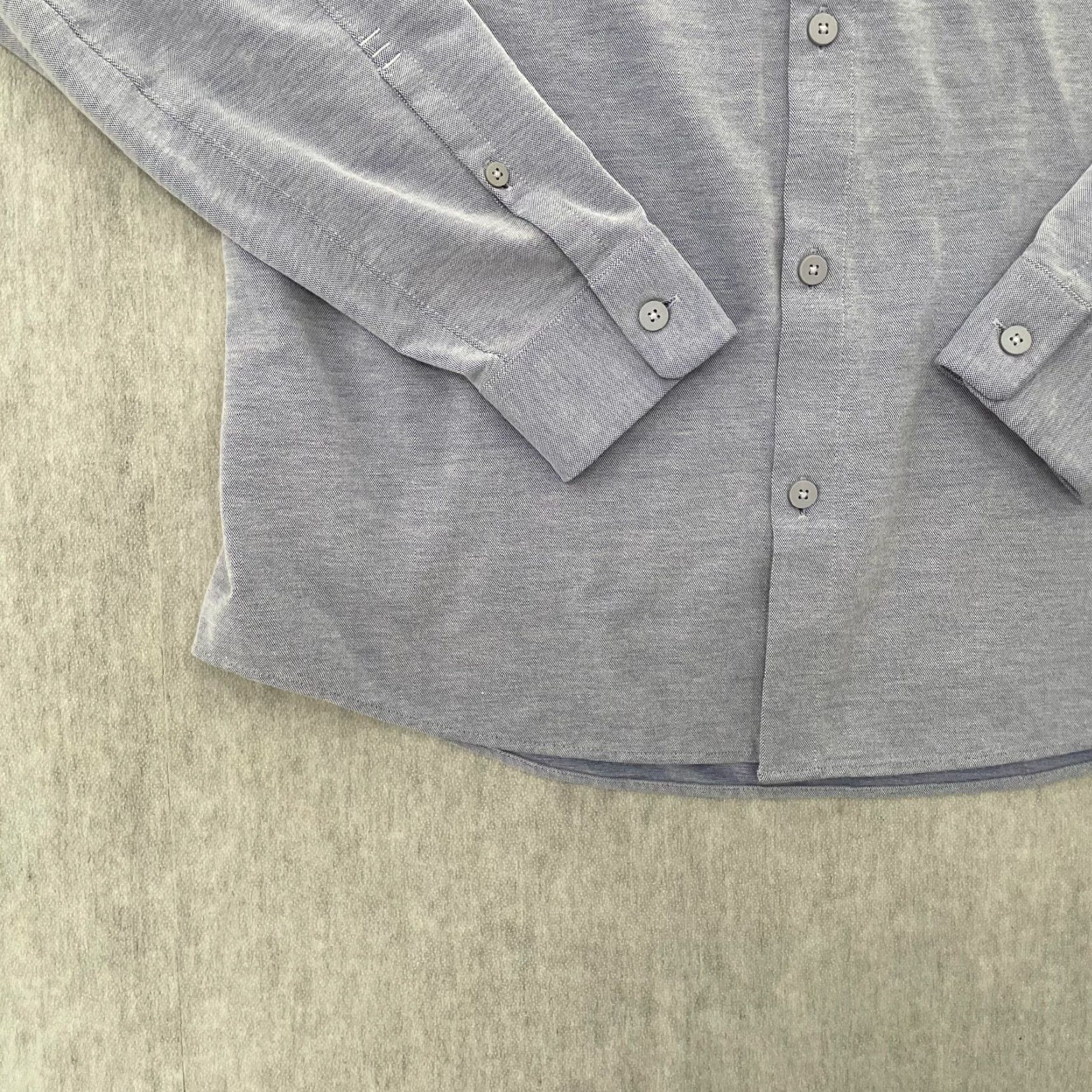 Lululemon Lululemon Commission Shirt Adult Large Blue Button-Up Long Sleeve Slim Fit Mens Size US L / EU 52-54 / 3 - 4 Thumbnail