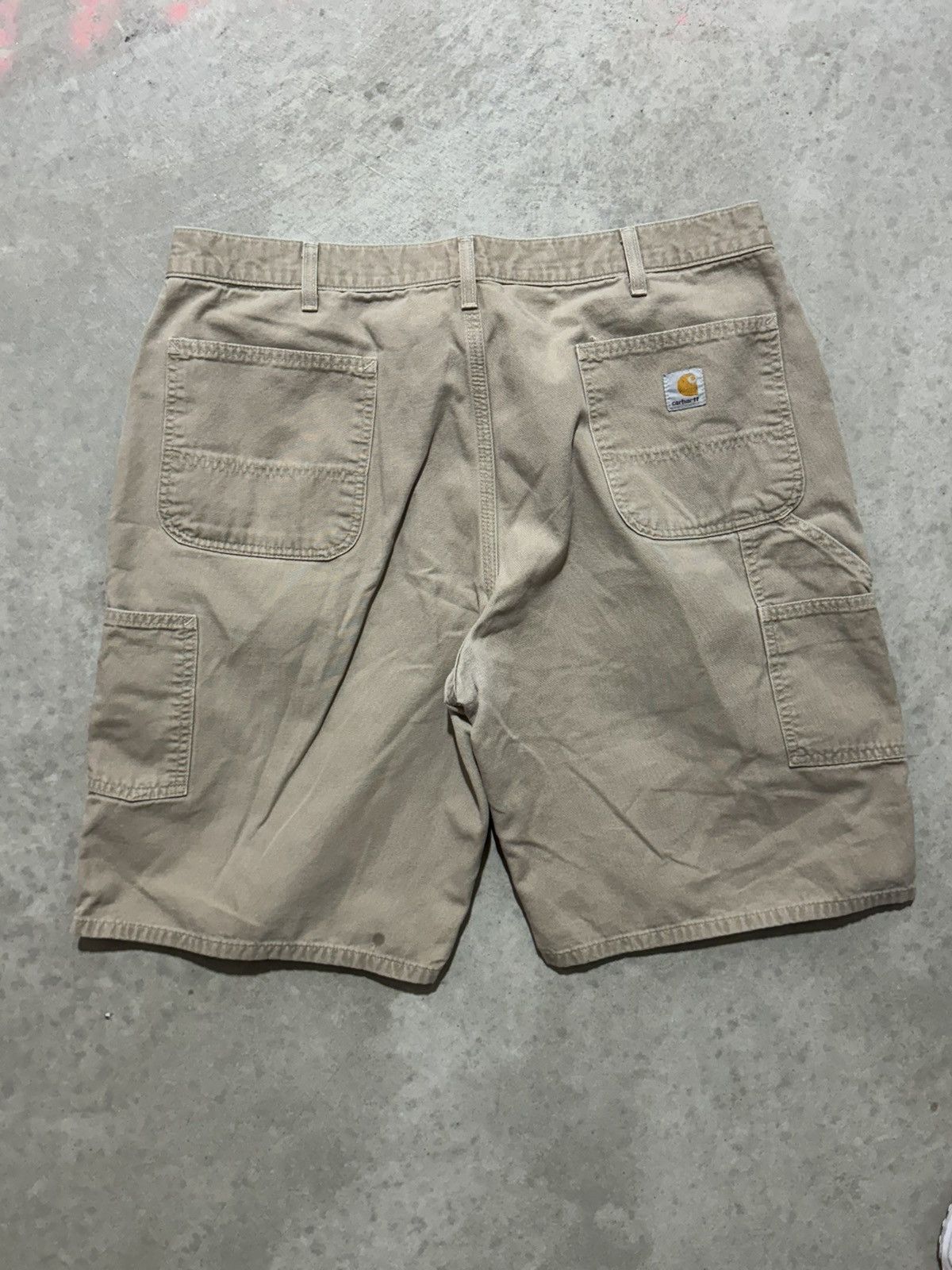 Carhartt × Vintage Beige Carhartt Carpenter Shorts sz40 Size US 40 / EU 56 - 3 Thumbnail
