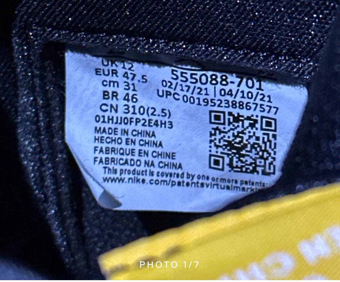 Jordan Brand Air Jordan 1 Retro High OG “Pollen” Size US 13 / EU 46 - 6 Thumbnail