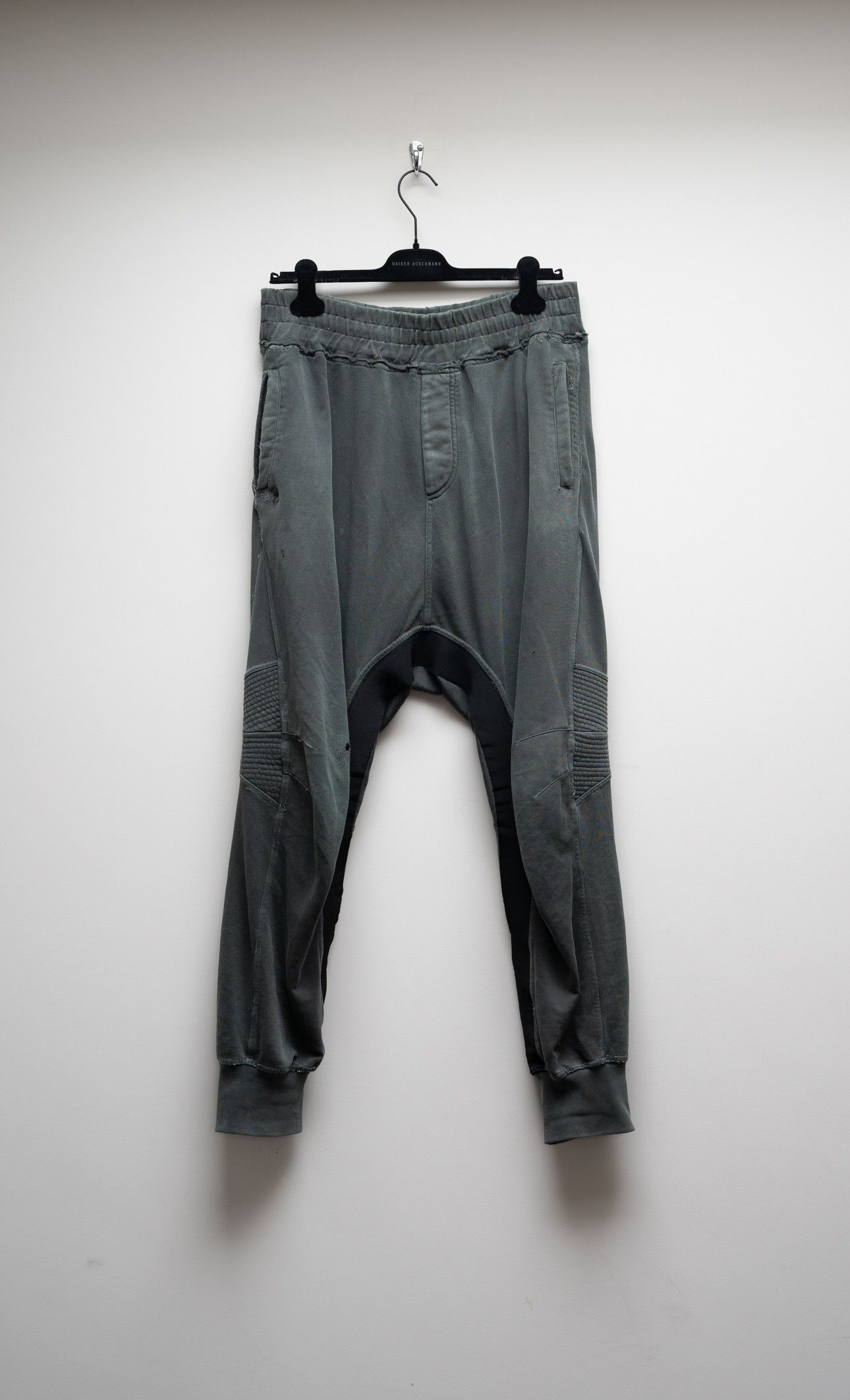 image of Haider Ackermann Perth Drop-Crotch Sweatpants in Grey, Men's (Size 32)
