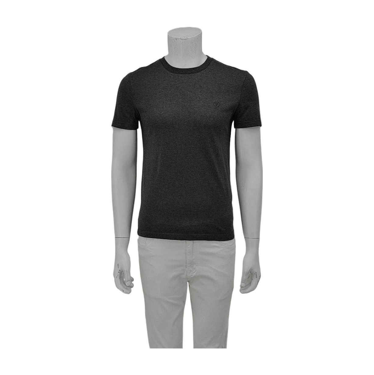 Louis Vuitton Louis Vuitton Dark Gray Cotton T-Shirt XS Size US XS / EU 42 / 0 - 1 Thumbnail