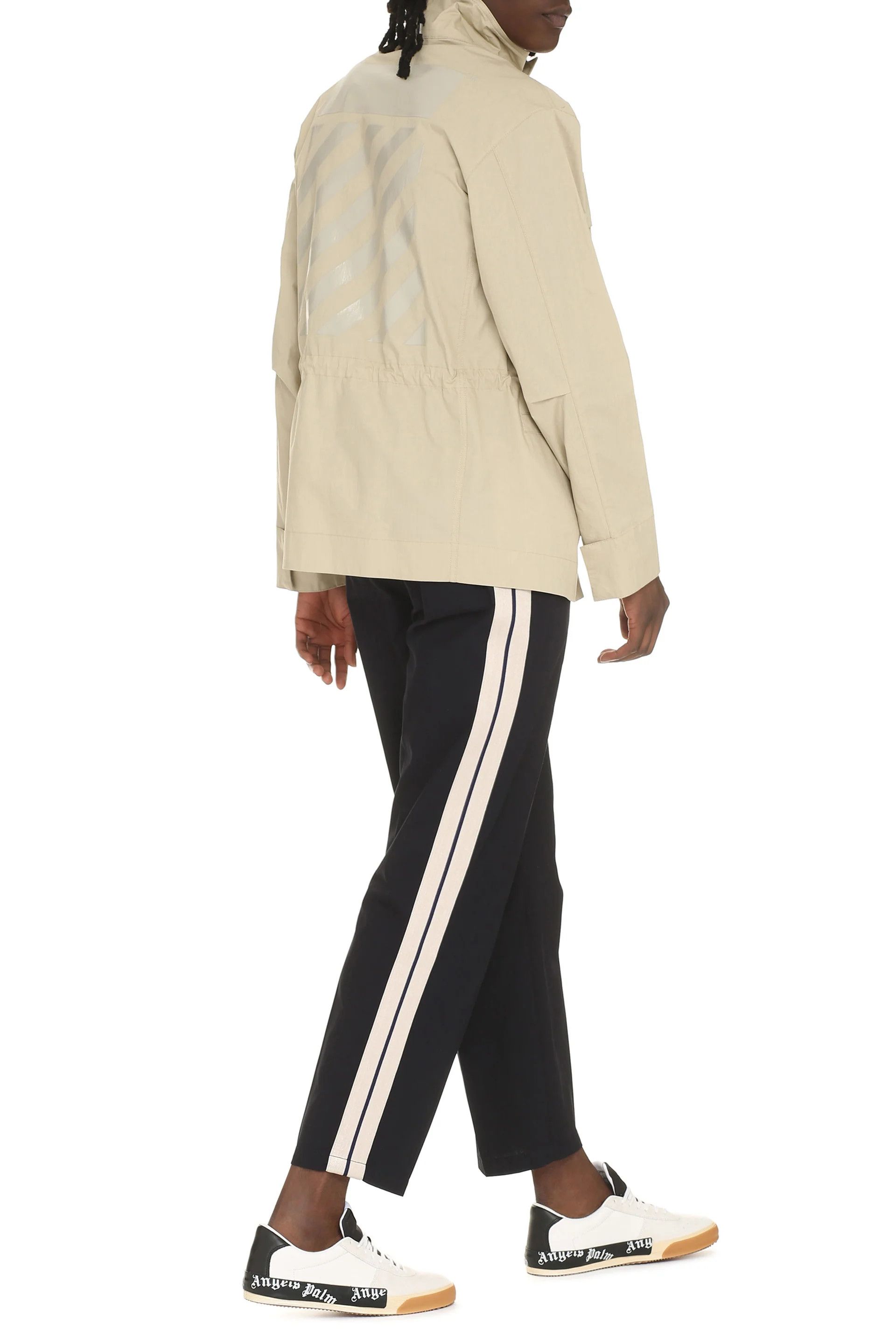 Off-White o1y0225 Turtleneck Jacket in Beige Size US M / EU 48-50 / 2 - 4 Thumbnail