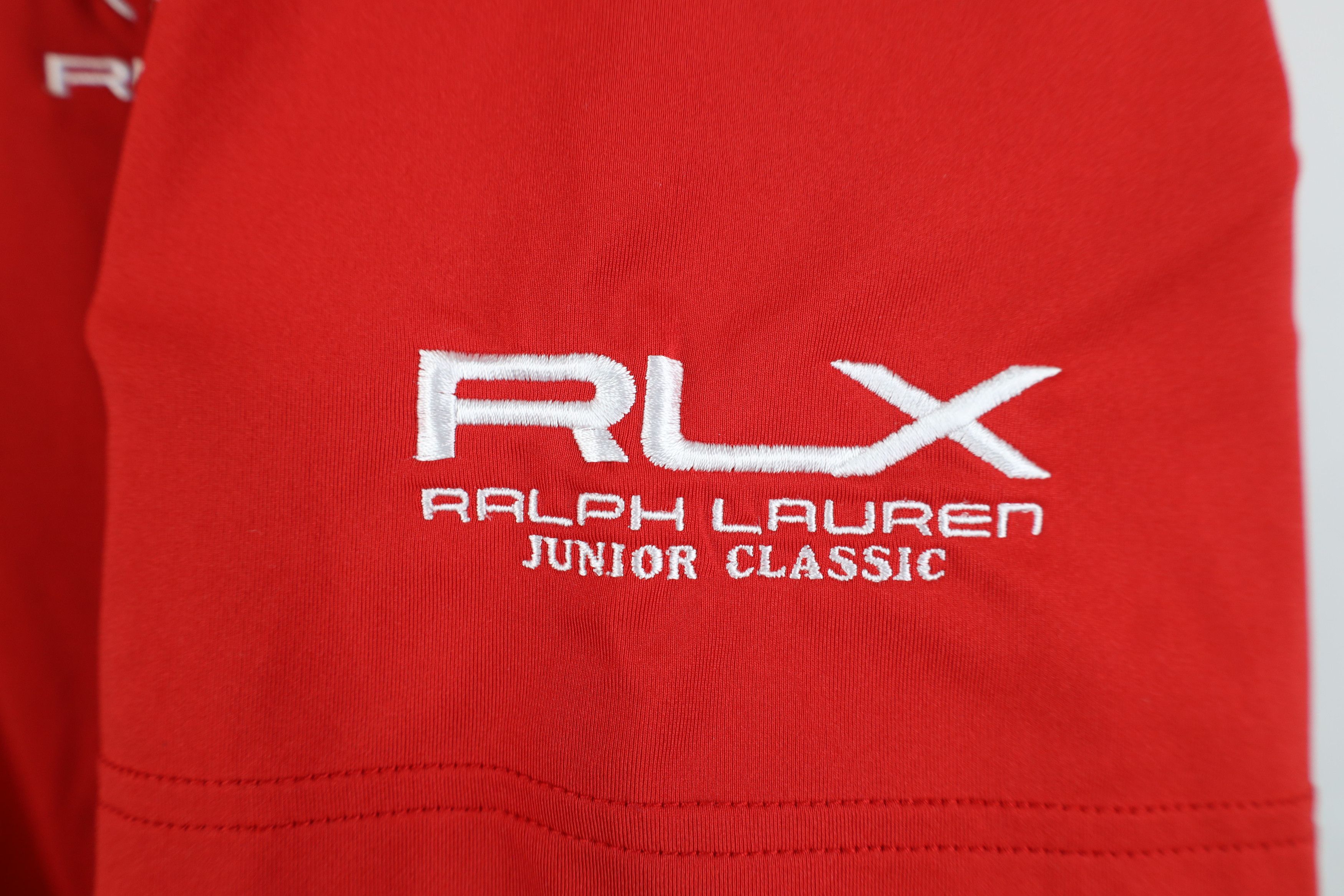 Polo Ralph Lauren Ralph Lauren RLX AJGA Junior Classic Collared Golf Polo Red Size US L / EU 52-54 / 3 - 4 Thumbnail