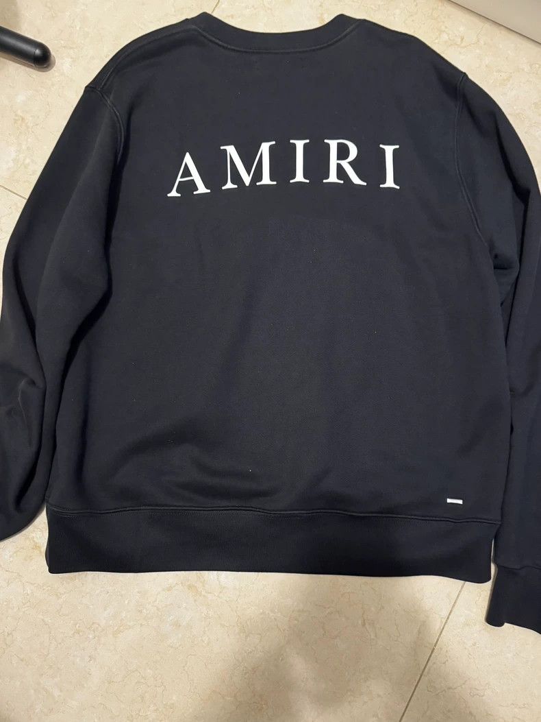 Amiri Amiri Classic black round-neck sweatshirt 2501-Nextarrow Size US XL / EU 56 / 4 - 2 Thumbnail