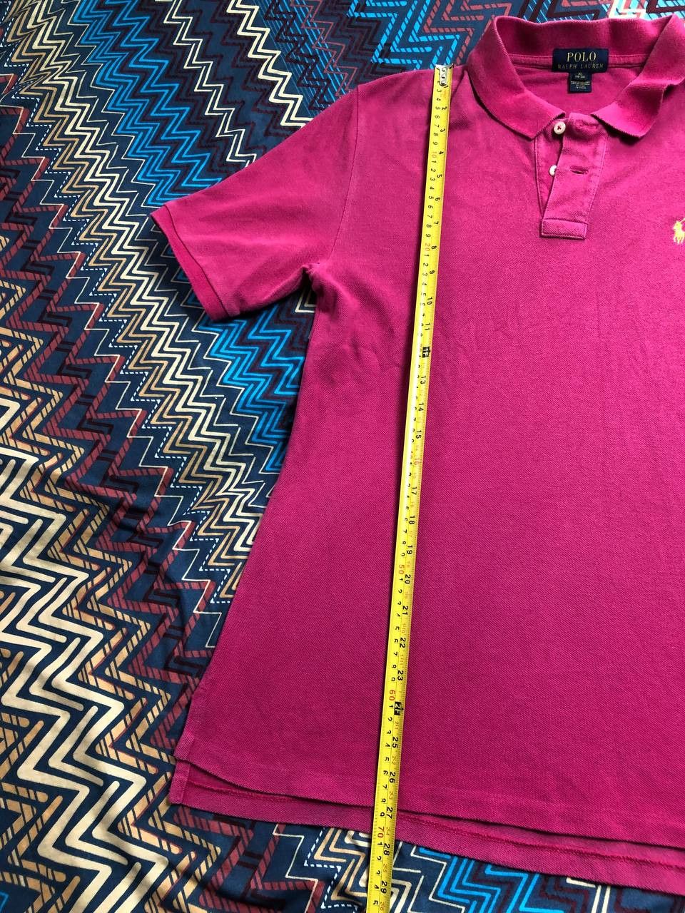 Polo Ralph Lauren × Vintage Vintage Polo Ralph Lauren Polo size XL (18-20) Shirt Pink Size US M / EU 48-50 / 2 - 8 Thumbnail