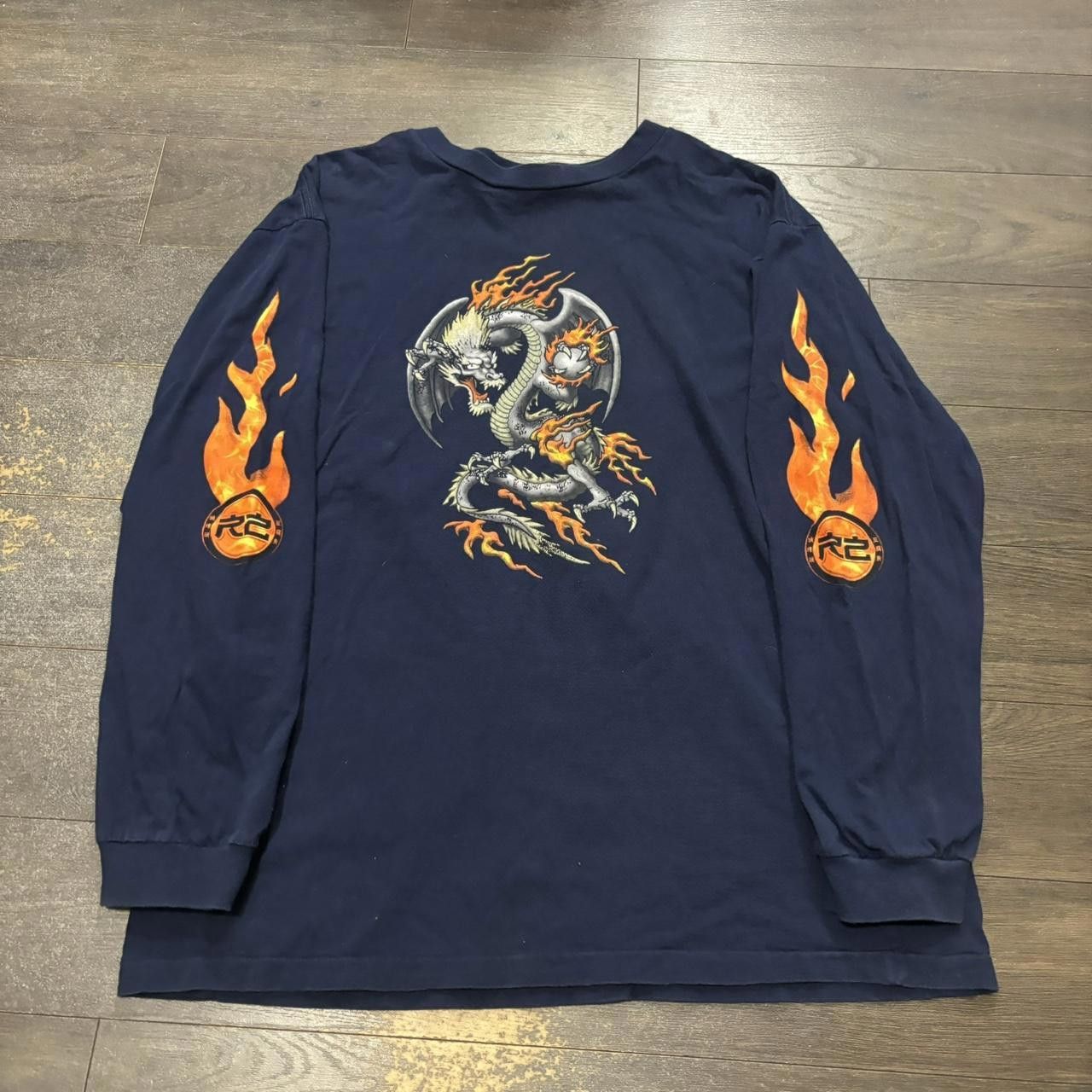 Designer vintage r squared dragons long sleeve t shirt 90s M Size US M / EU 48-50 / 2 - 2 Thumbnail