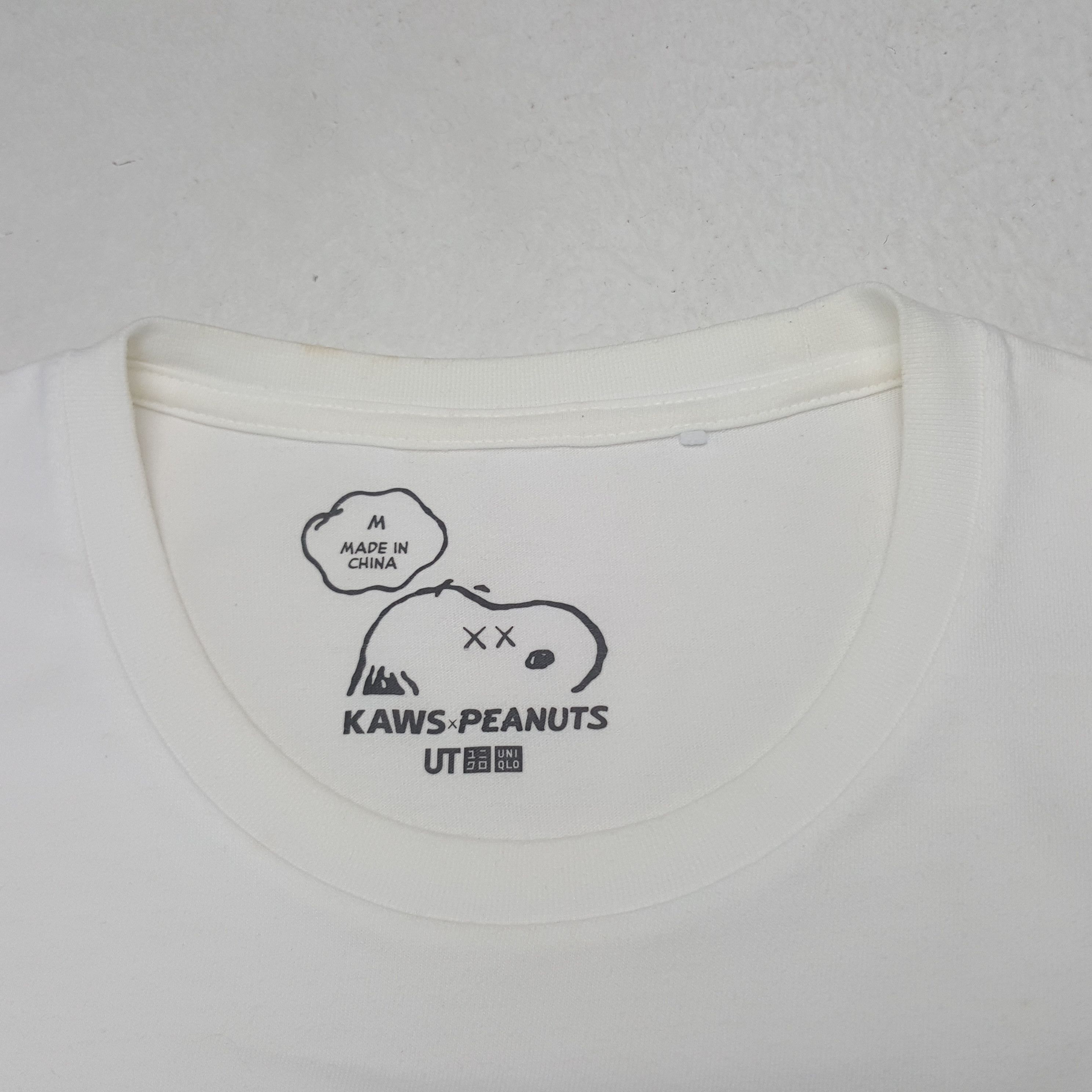 Kaws Vintage Kaws x Peanut x UNIQLO Joe Tshirt Size US M / EU 48-50 / 2 - 4 Thumbnail