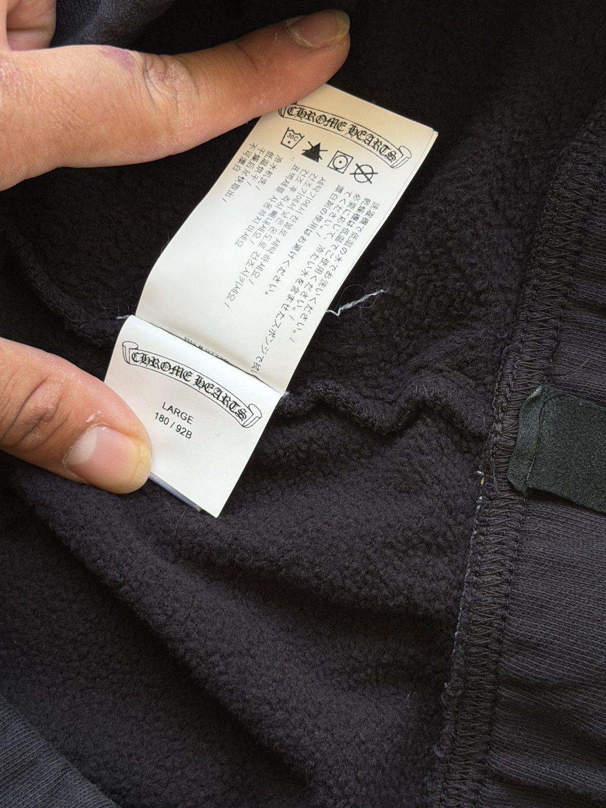 Chrome Hearts CH Y NOT Embroidered Logo Sweatpants (SIZE LARGE) Size US 34 / EU 50 - 12 Thumbnail