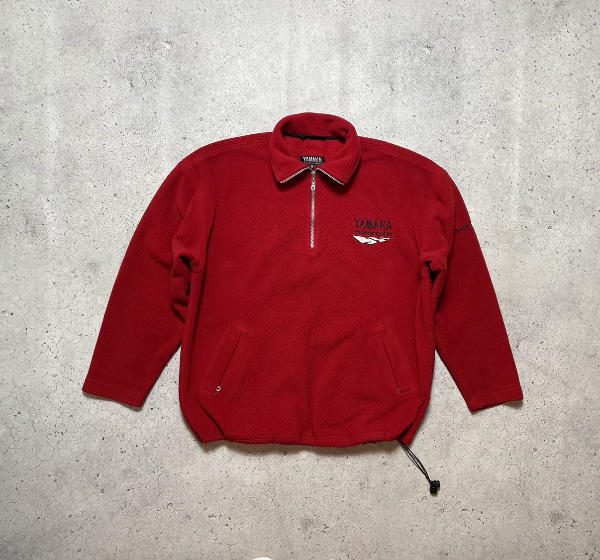 Yamaha Vintage Yamaha MotorSport Big Logo Fleece Sweatshirt Jacket Size US M / EU 48-50 / 2 - 2 Thumbnail