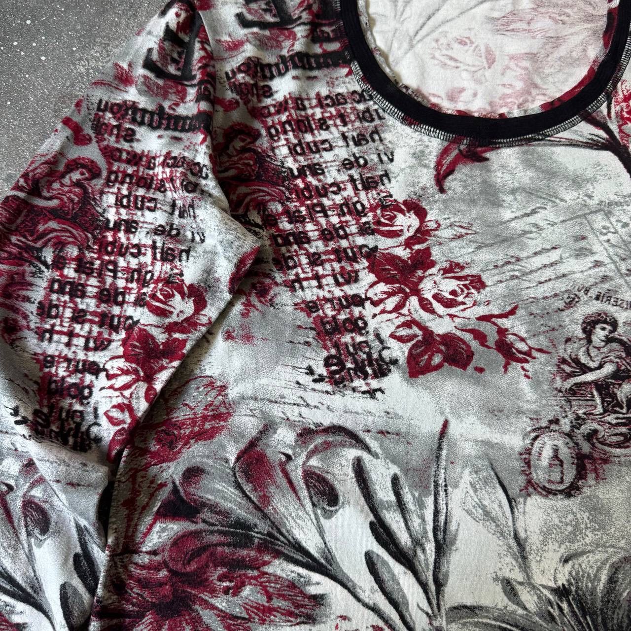 20471120 × Japanese Brand Jean Paul Gaultier Style Amazing Printed Long Sleeve Size M / US 6-8 / IT 42-44 - 4 Thumbnail