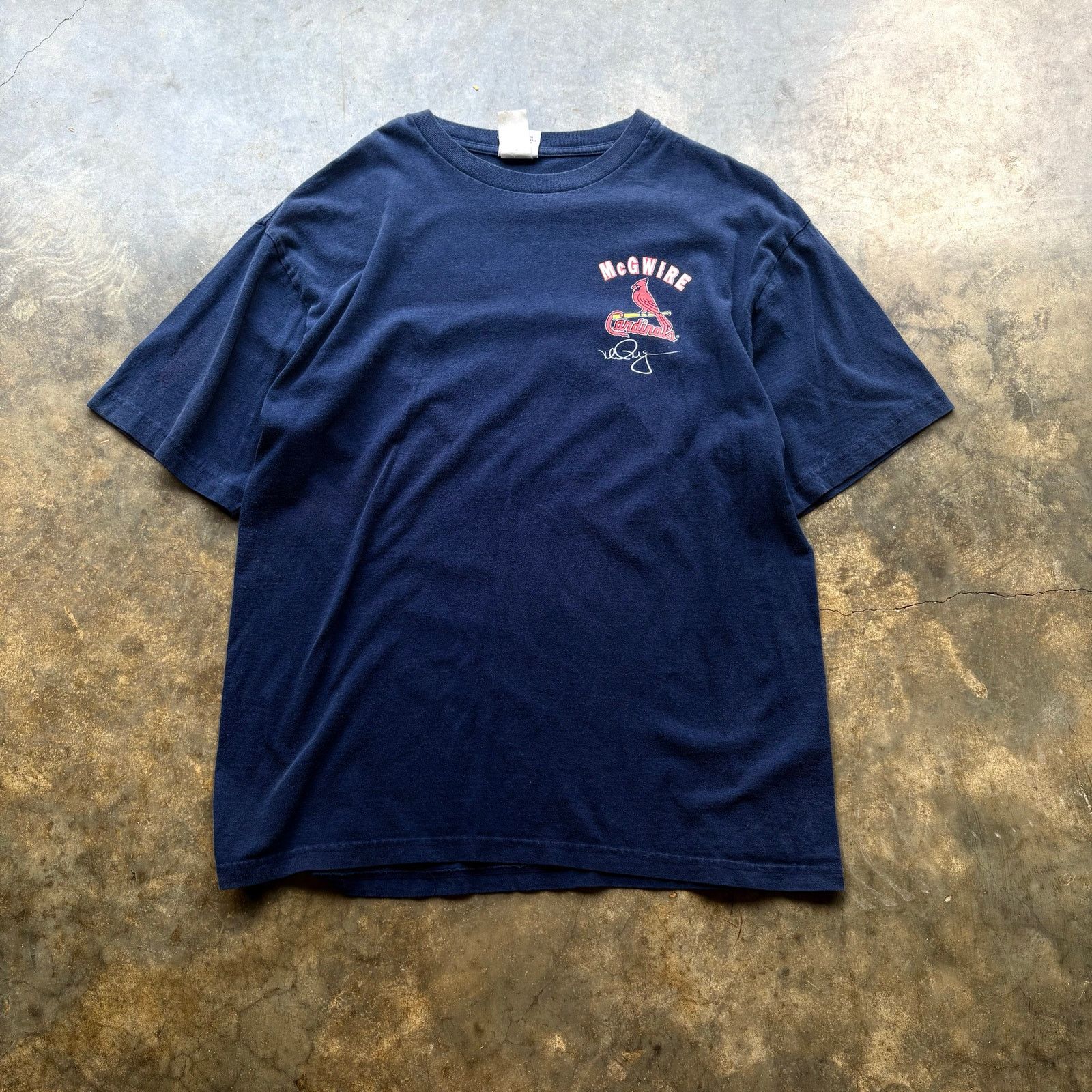MLB × Vintage Vintage 90s St Louis Cardinals McGwire MLB T-shirt Size US XL / EU 56 / 4 - 1 Thumbnail