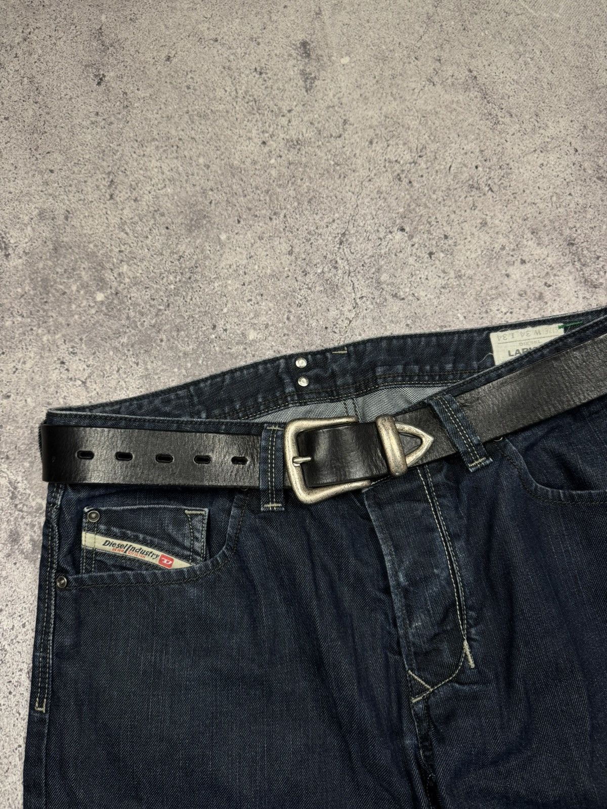 Japanese Brand 00’S NUMBER NINE STYLE JAPAN LEATHER Y2K BELT JAPANESE RARE Size ONE SIZE - 2 Thumbnail