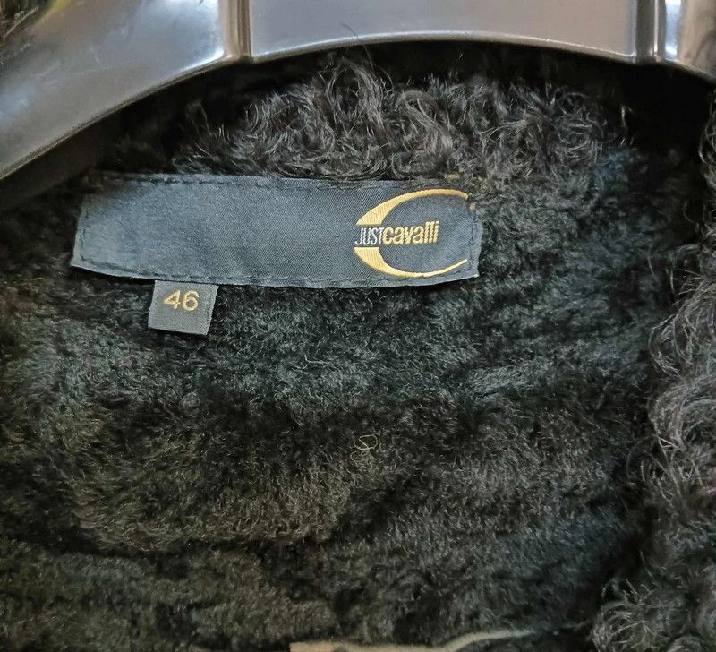 Roberto Cavalli CAVALLI SHEARLING SUEDE LEATHER COAT JACKET Size L / US 10 / IT 46 - 4 Thumbnail