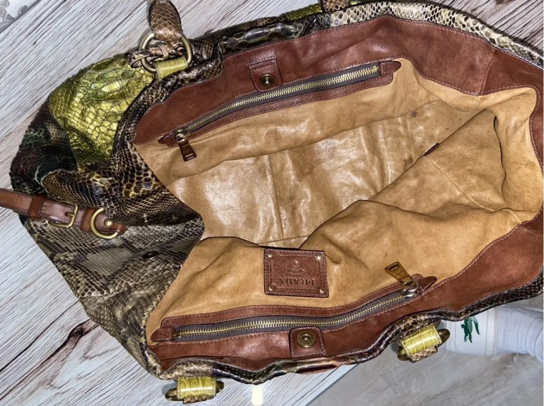 Prada RARE AW’09 Prada Milano Pitone+crocodile Patch leather bag Size ONE SIZE - 11 Thumbnail