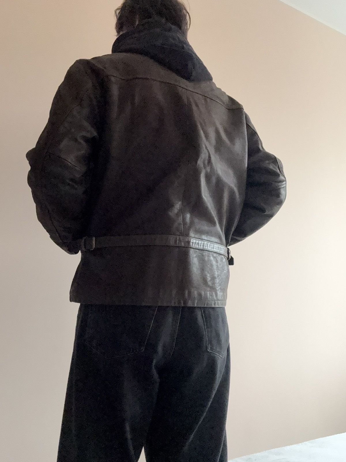 Leather Vintage 90s Genuine Rare Real Leather Jacket Brown Y2K Size US XL / EU 56 / 4 - 12 Thumbnail