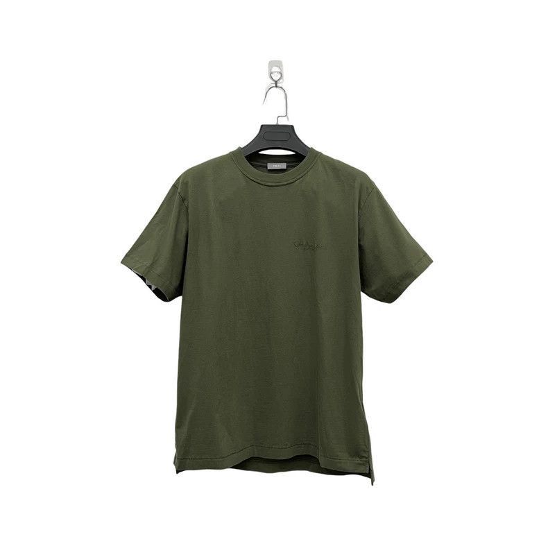 Dior Dior Green Short Sleeve Tshirt with Logo-2506 Size US XL / EU 56 / 4 - 2 Thumbnail
