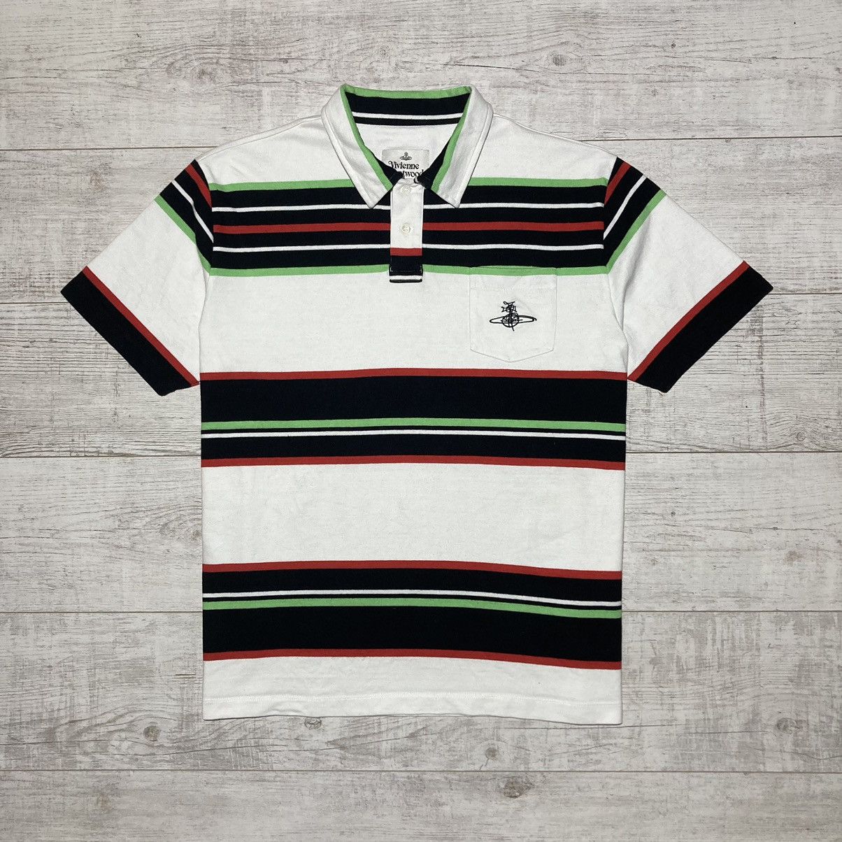 Vivienne Westwood Vivienne Westwood Orb Lobster Polo Shirt Punk Style Size US XXL / EU 58 / 5 - 2 Thumbnail