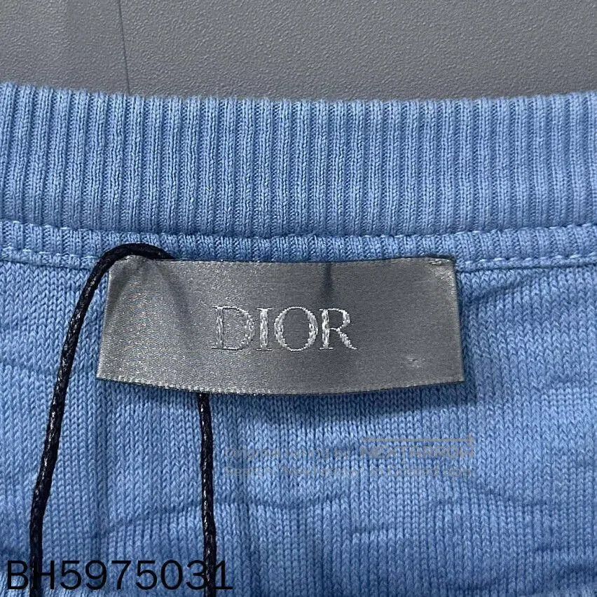 Dior blue short-sleeve towel print Dior shirt. Size US XXL / EU 58 / 5 - 5 Thumbnail