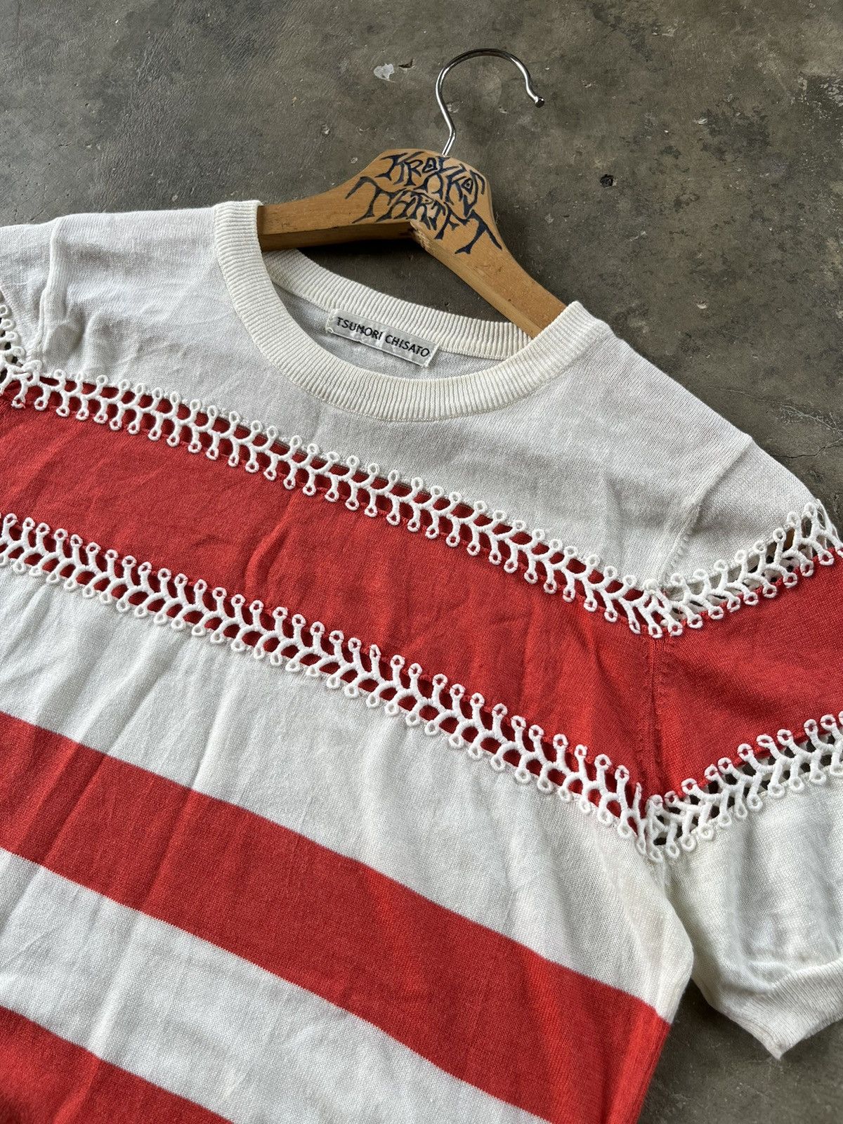 Issey Miyake × Japanese Brand × Tsumori Chisato ⚡️Vintage Tsumori Chisato issey miyake knitted Tee Japan Size M / US 6-8 / IT 42-44 - 3 Thumbnail
