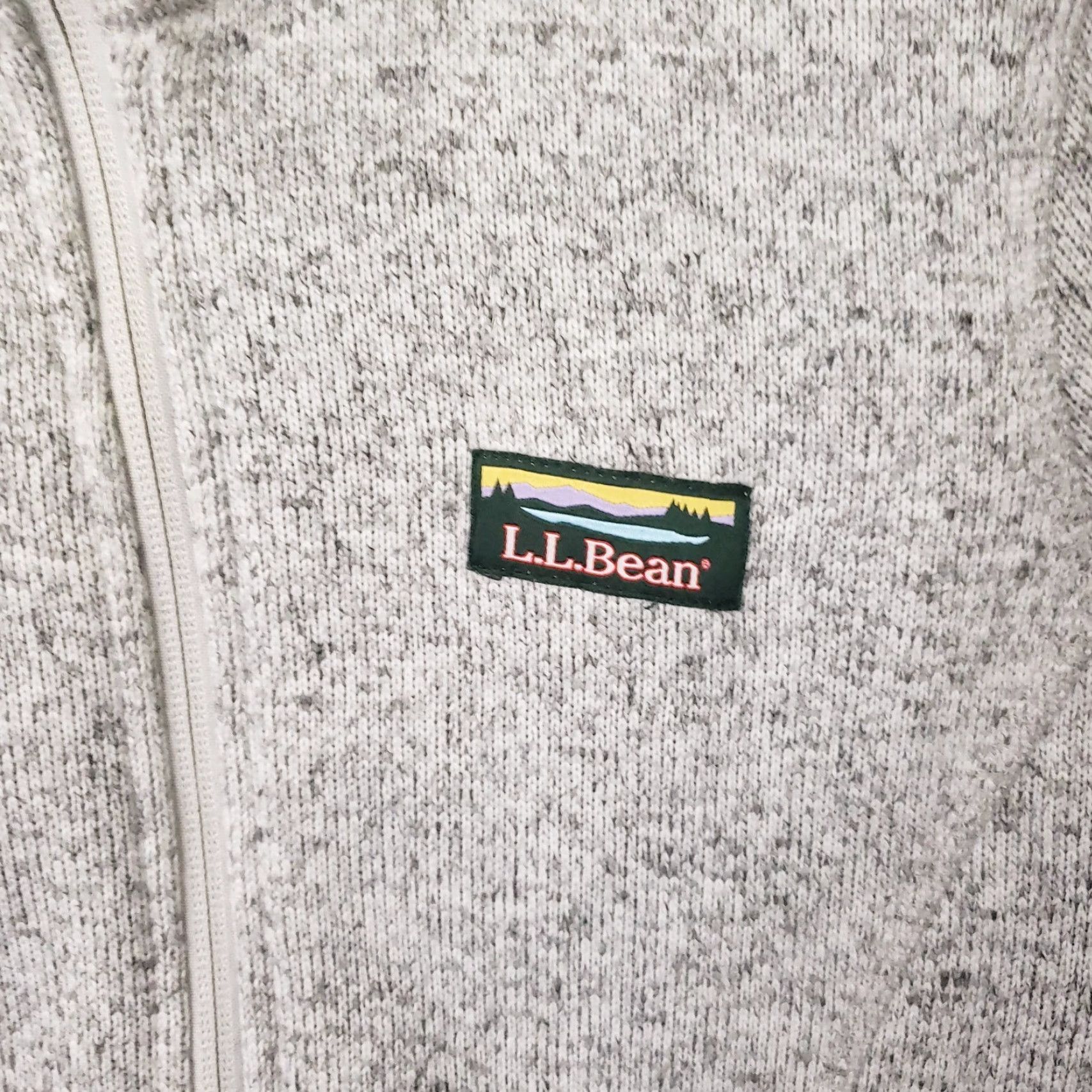 Vintage LL Bean Better Sweater Jacket Gray Heathered Full Zip Women's XS Petite Mock Neck Zip Casual Outdoors 90s? Size XS / US 0-2 / IT 36-38 - 4 Thumbnail