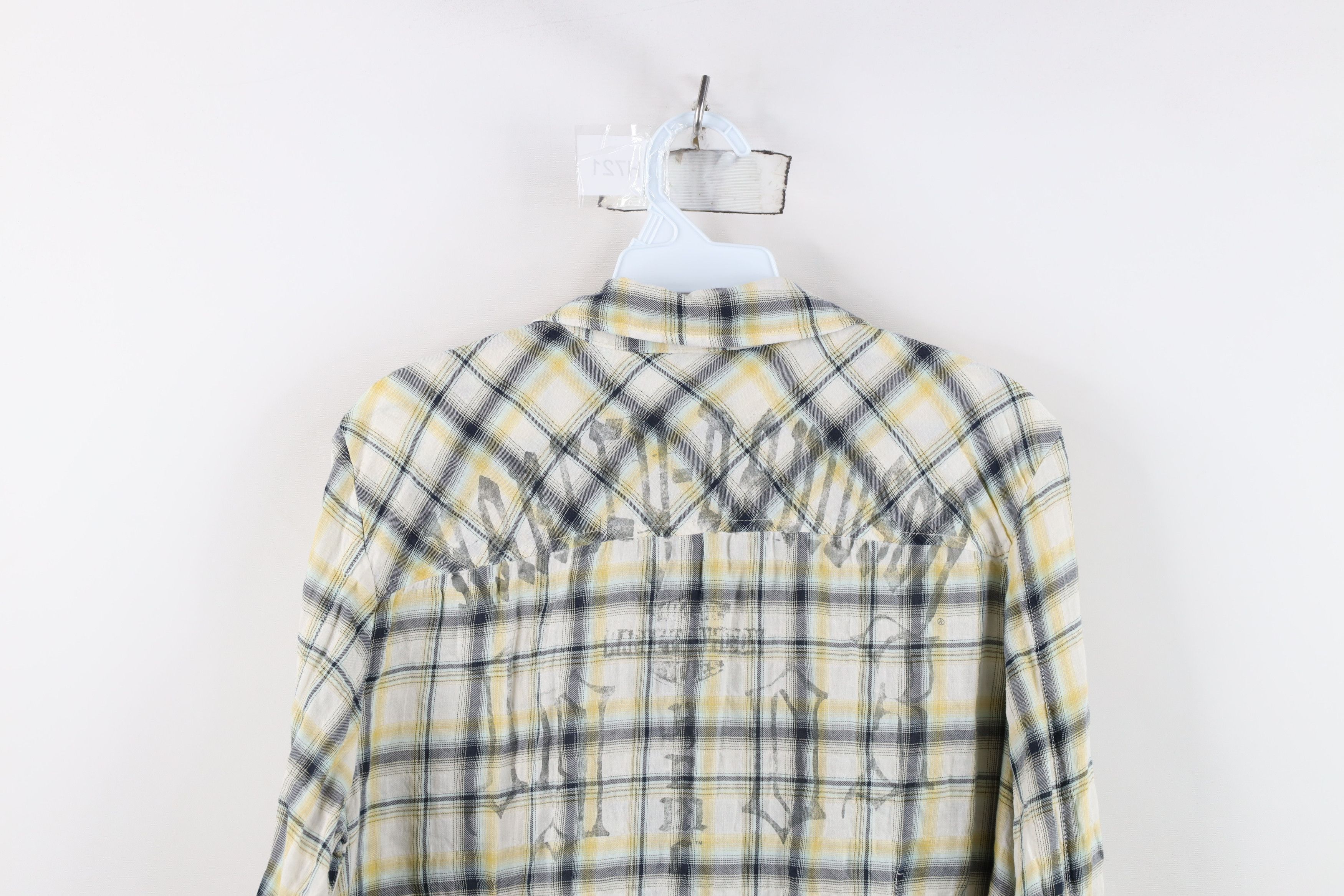 Harley Davidson Vintage Harley Davidson Gauzy Cotton Snap Button Shirt Size US M / EU 48-50 / 2 - 12 Thumbnail