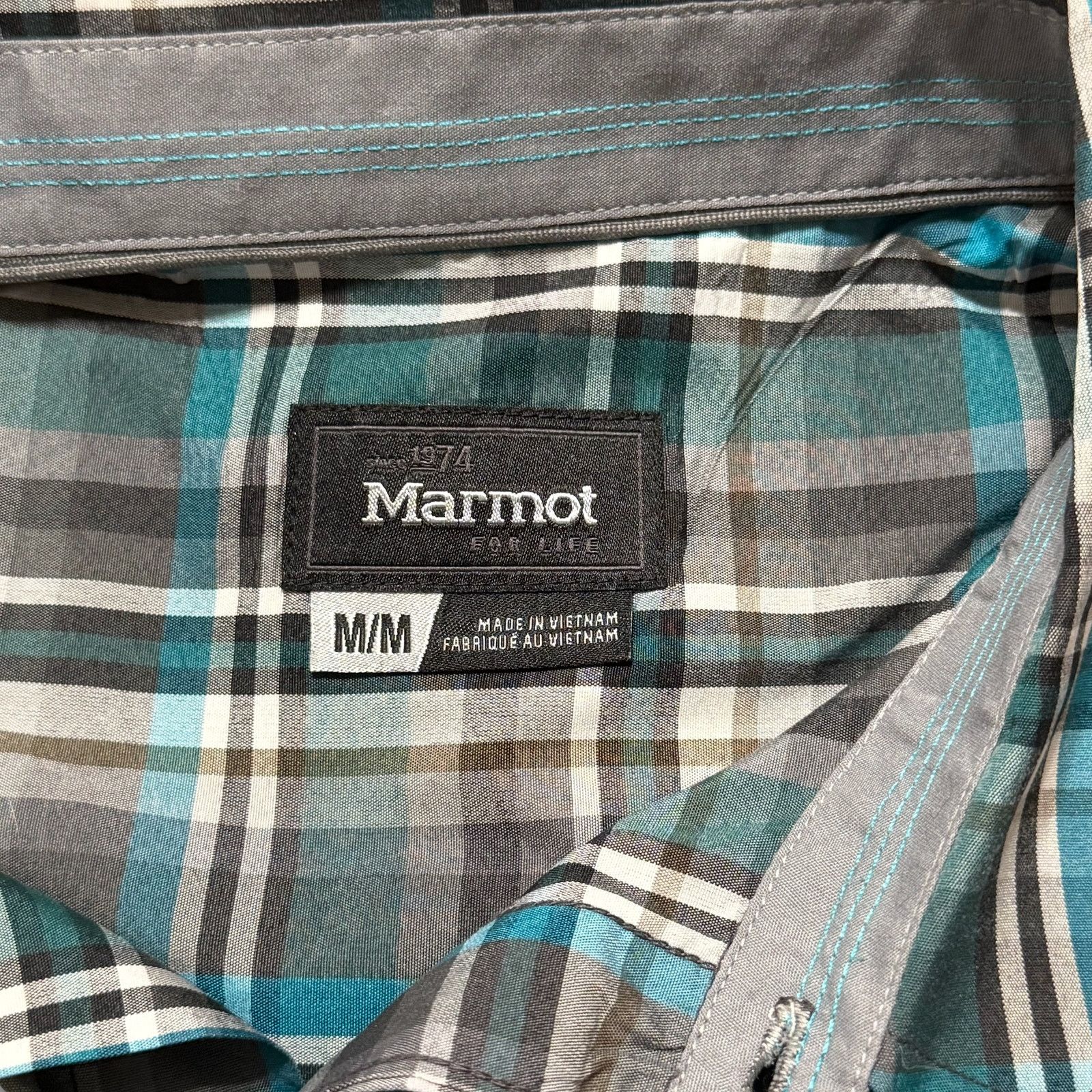 Marmot Marmot Plaid Technical Button-Down Shirt | Sz M Size US M / EU 48-50 / 2 - 7 Thumbnail