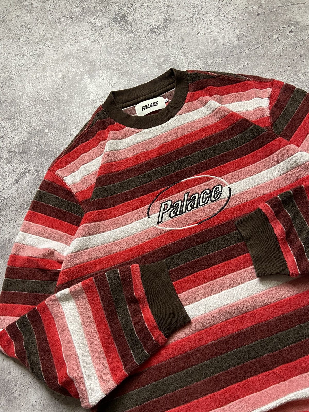 Palace Palace Terry Cloth Striped Shirt L Size US L / EU 52-54 / 3 - 4 Thumbnail