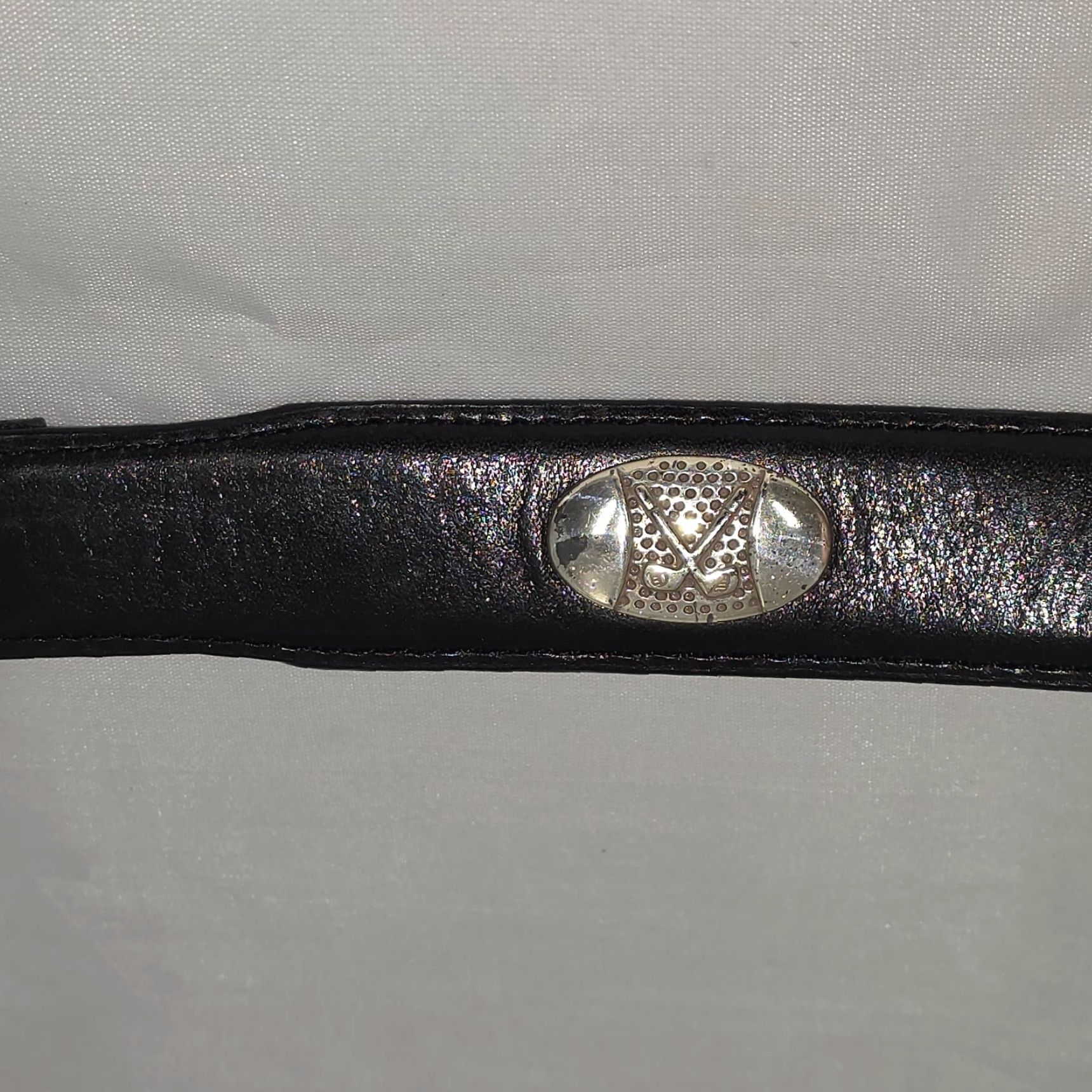 Vintage AML 3000 Men's Top Grain Oil Tan Black Leather Golf Club Belt Size 42 Size US XL / EU 56 / 4 - 3 Thumbnail
