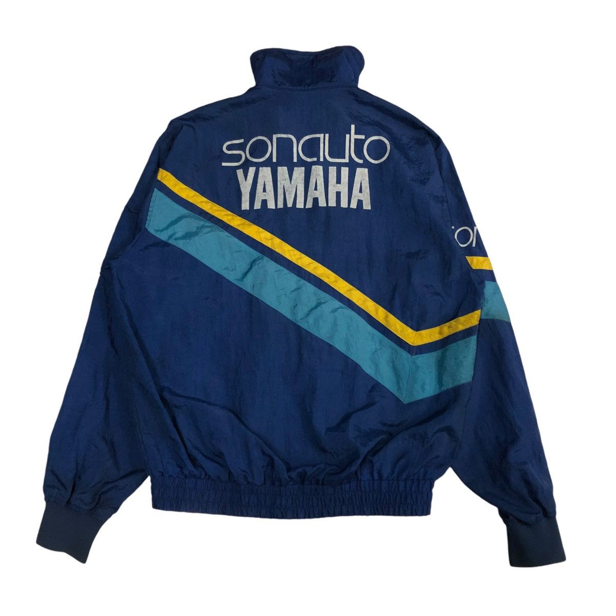 Vintage 🔥VINTAGE BOMBER JACKET RACING SONAUTO YAMAHA BIG LOGO Size US M / EU 48-50 / 2 - 1 Thumbnail