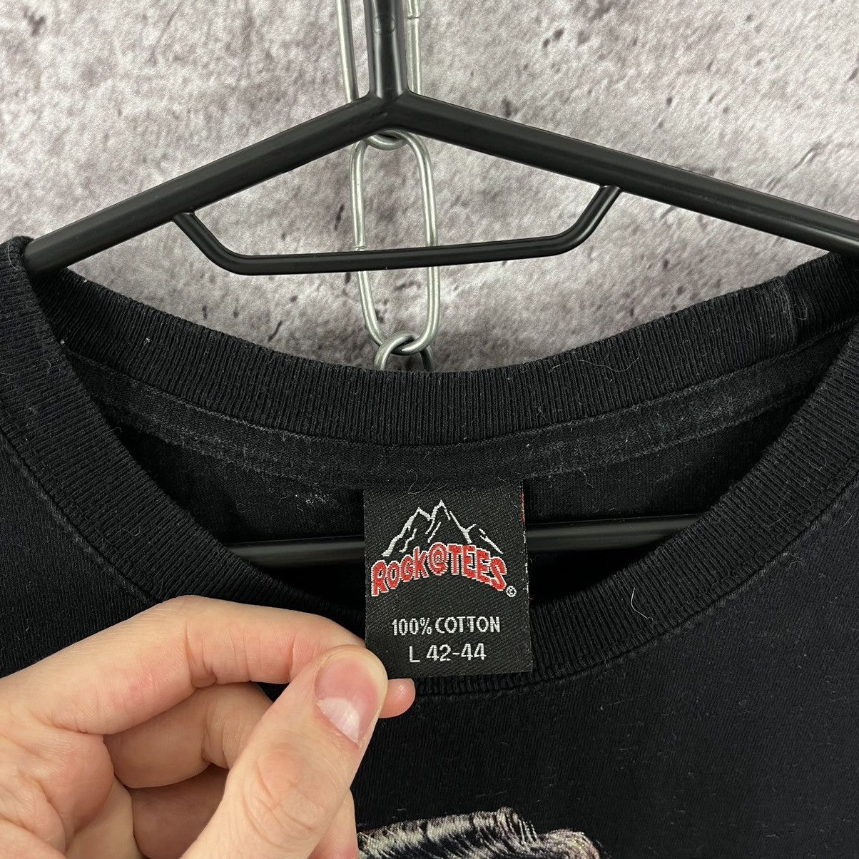 Band Tees × Vintage Rock Tees Vintage Elvis Presley Double Big Logo Size L Size US L / EU 52-54 / 3 - 9 Thumbnail